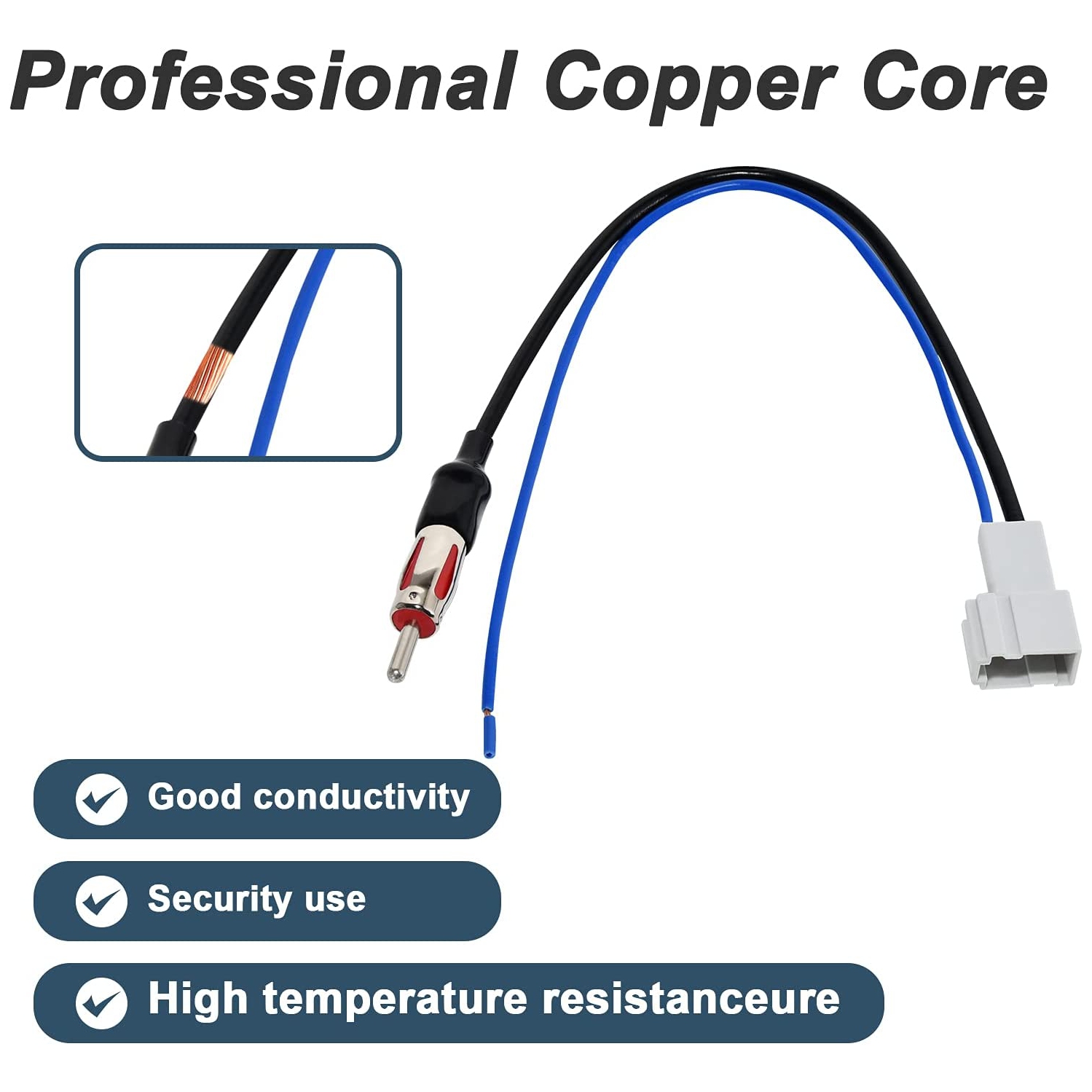 CÂBLE adaptateur antenne voiture RED WOLF support radio stéréo après-vente pour Honda Odyssey/Fit/Insight/CR-V, Acura 2012-2016