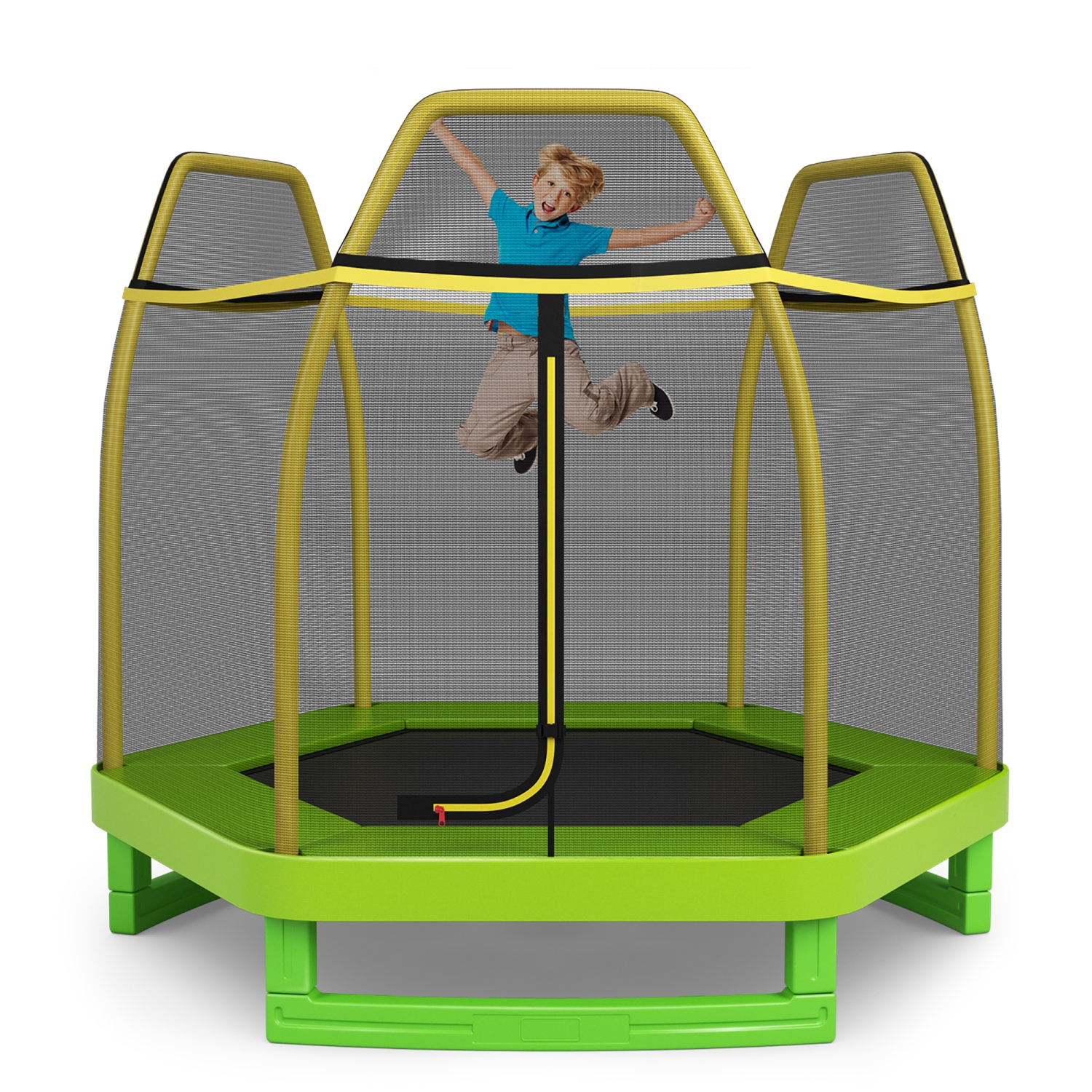 Costway 7FT Kids Trampoline Outdoor Indoor Recreational Bounce Jumper