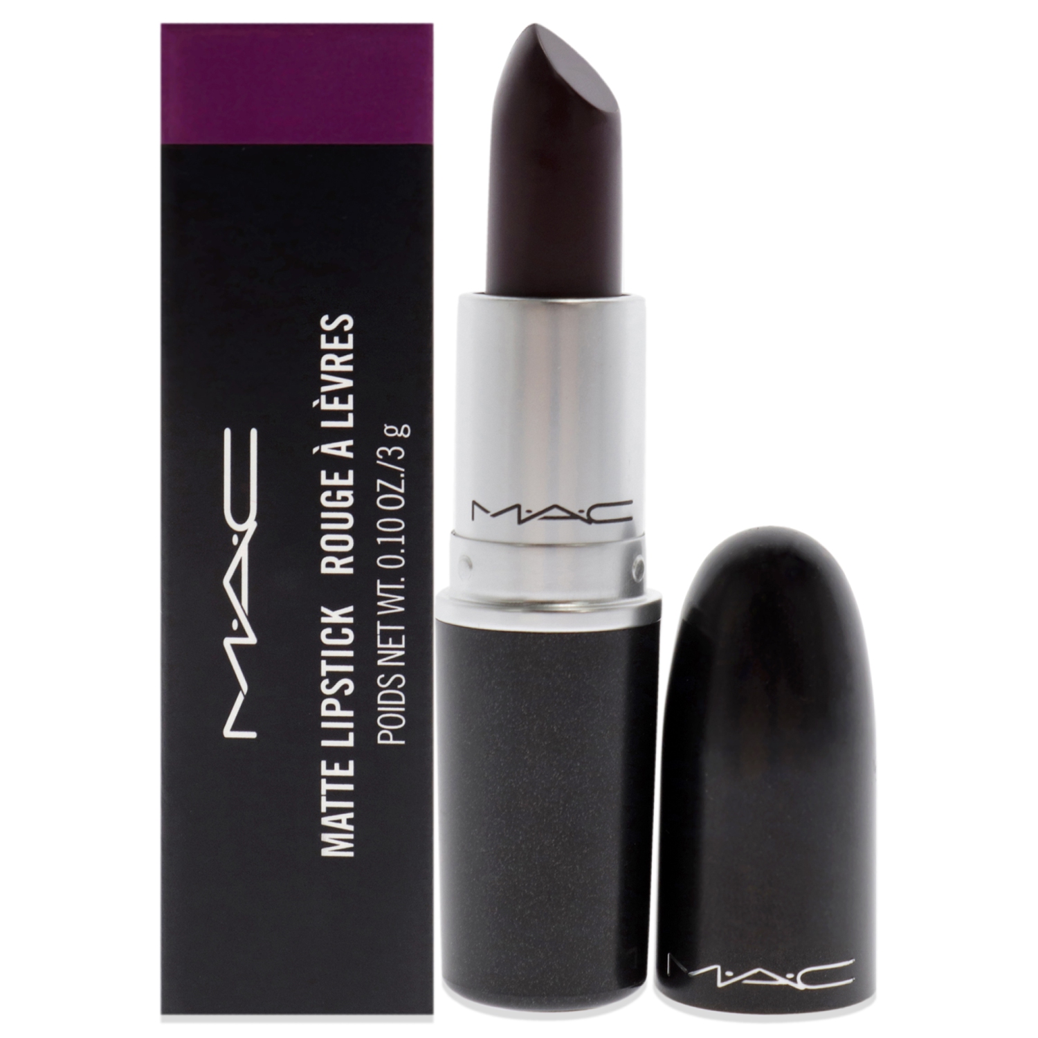 Matte Lipstick - Smoked Purple by MAC for Women - 0.1 oz Lipstick