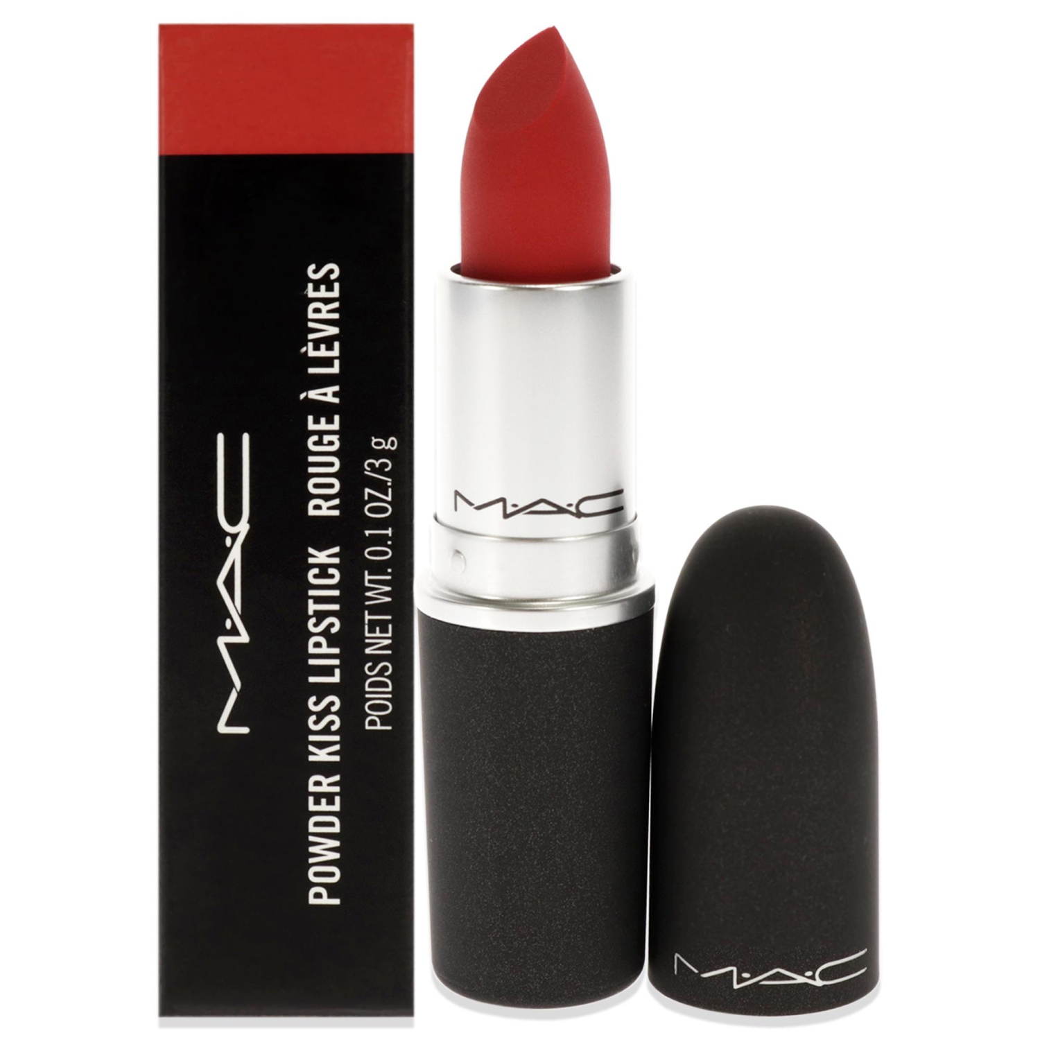 Powder Kiss Lipstick - Lasting Passion by MAC for Women - 0.1 oz Lipstick