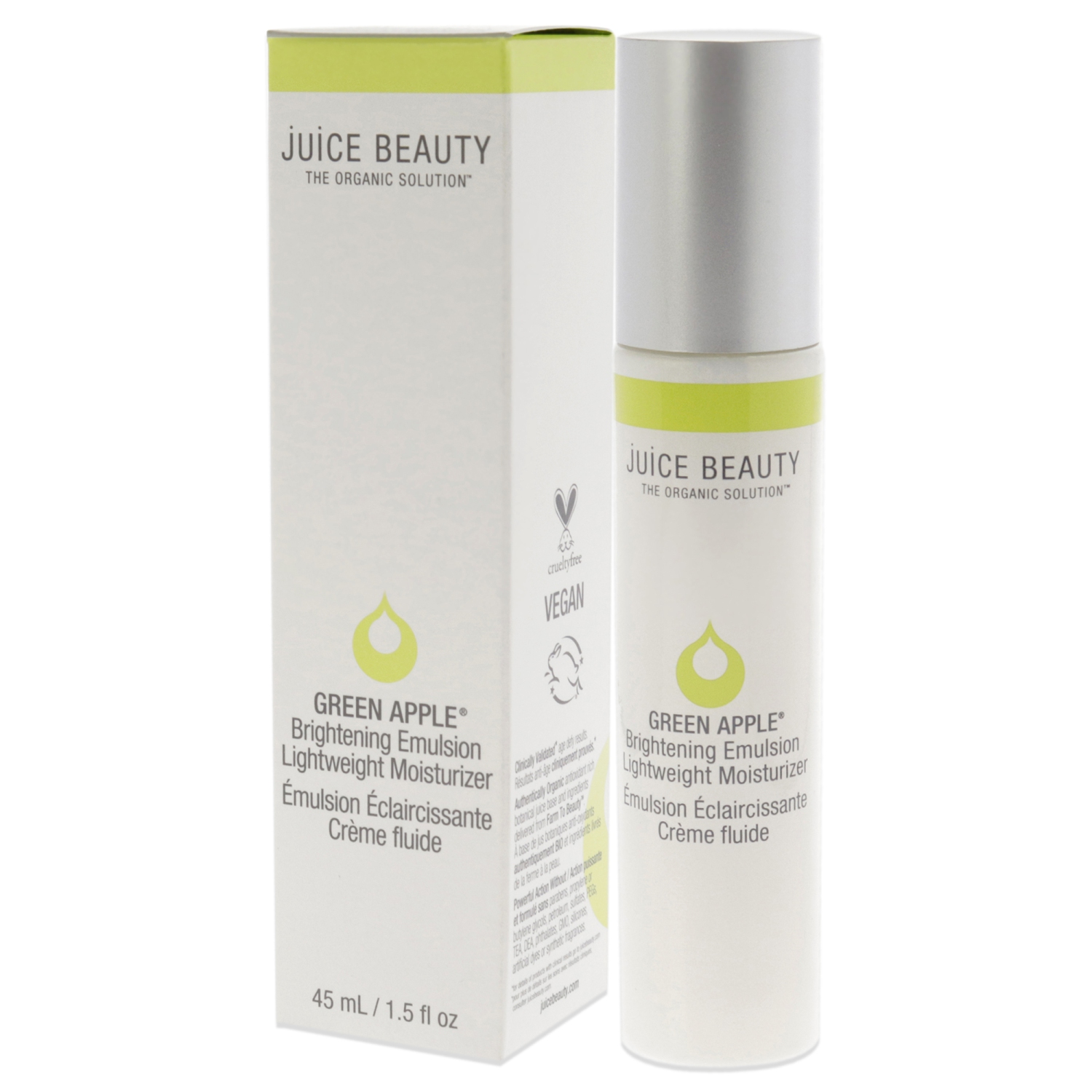 Green Apple Brightening Emulsion by Juice Beauty for Women - 1.5 oz Emulsion