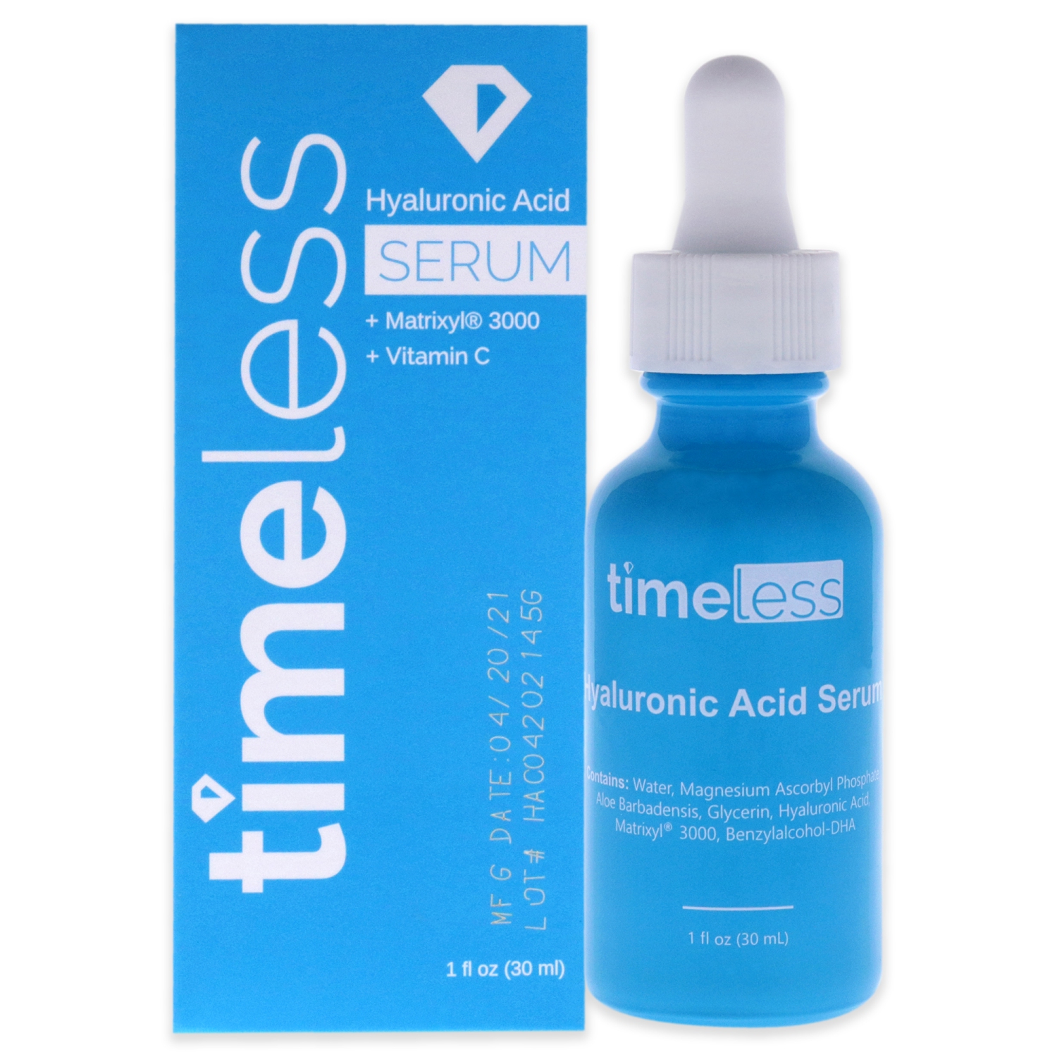Hyaluronic Acid Vitamin C Serum by Timeless for Unisex - 1 oz Serum