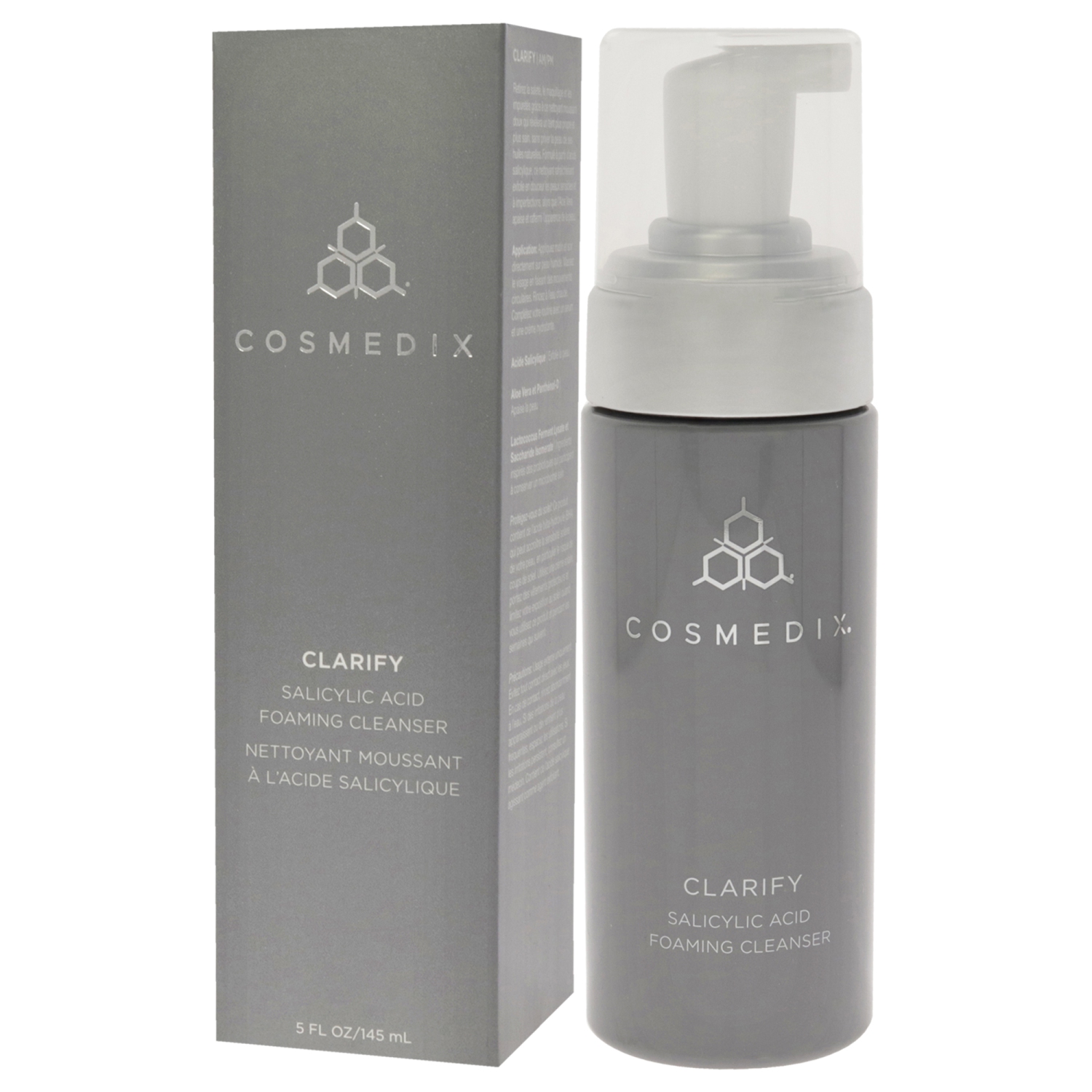Nettoyant moussant Clarify salicylique de Cosmedix pour unisexe - 5 oz Cleaner