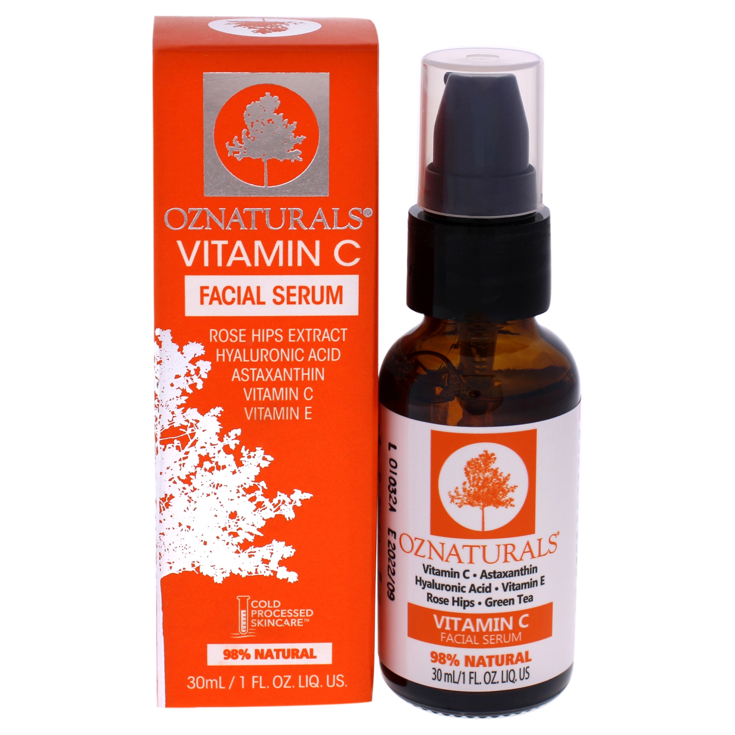 Vitamin C Facial Serum by OZNaturals for Unisex - 1 oz Serum