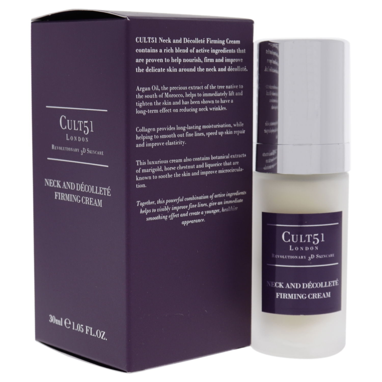 Neck and Decollete Firming Cream by Cult51 for Unisex - 1.05 oz Cream