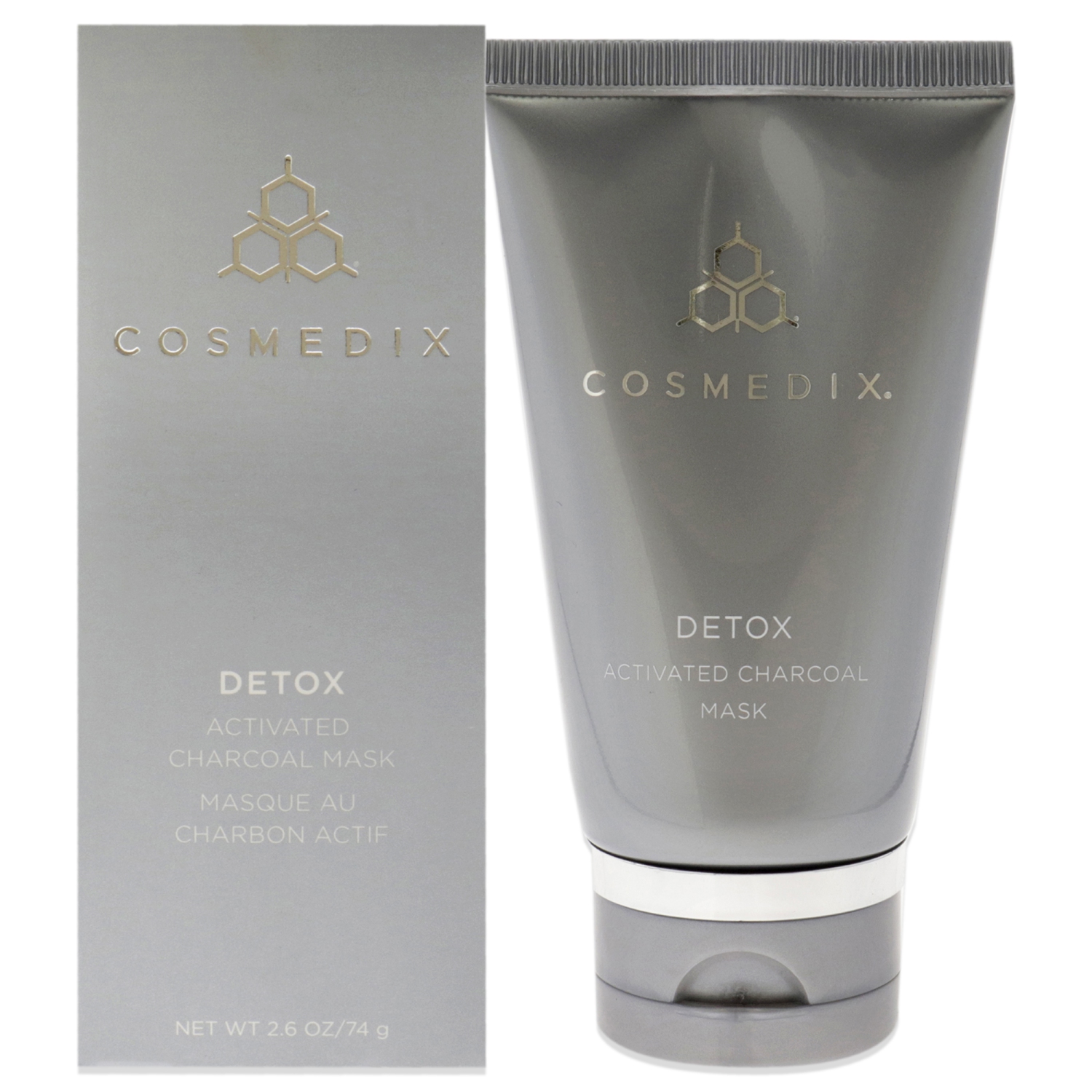 Activated Charcoal Detox Mask by Cosmedix for Unisex - 2.6 oz Mask