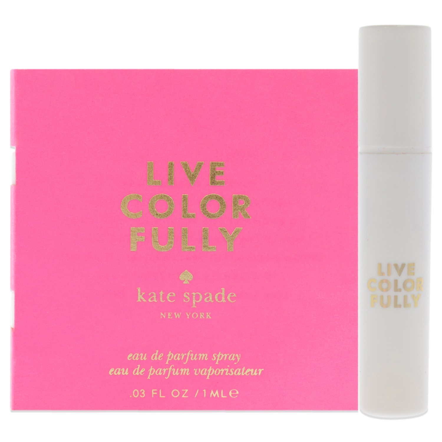 Live colorFully par Kate Spade pour femme - flacon vaporisateur EDP de 0,03&nbsp;oz