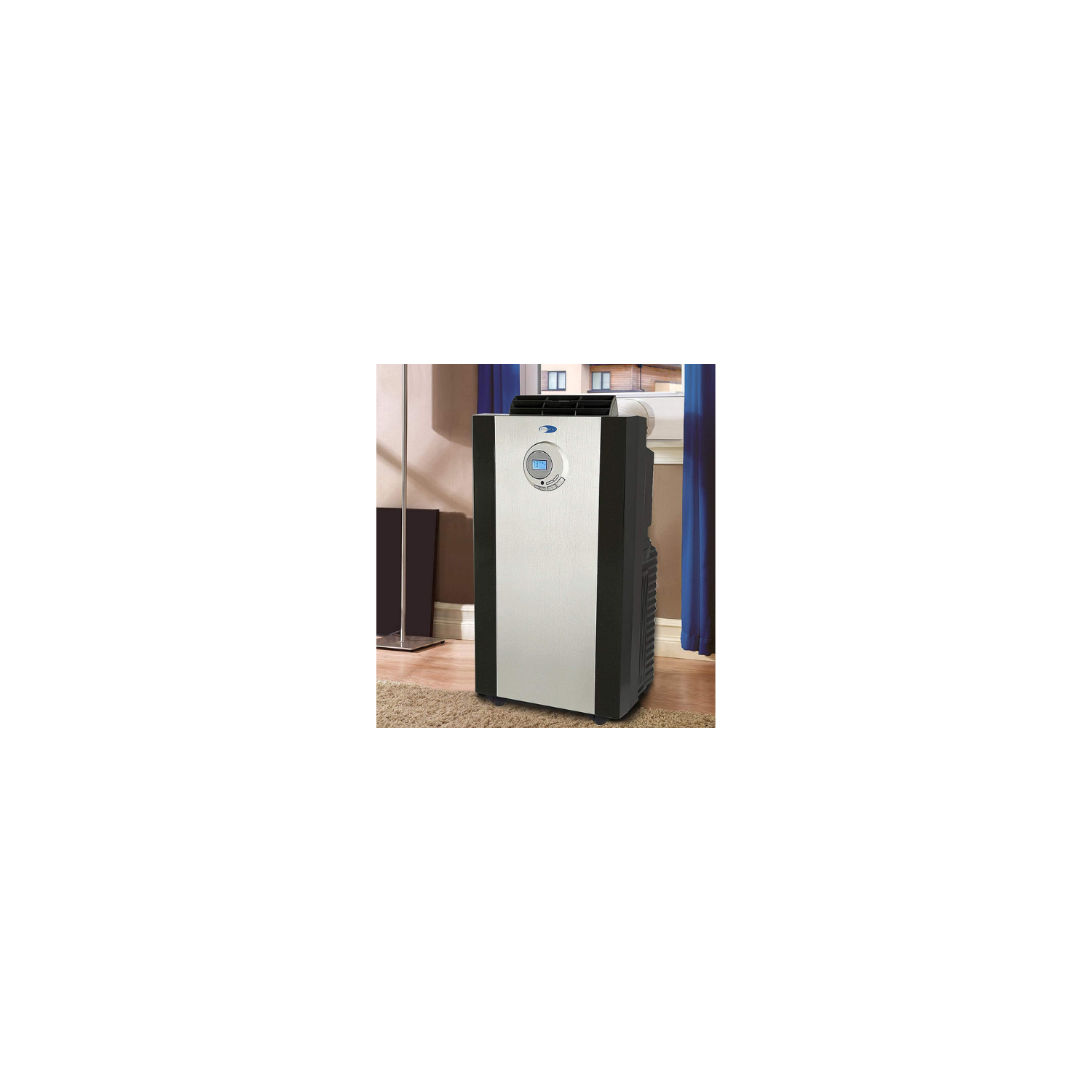 Climatiseur portable Whynter 14000 BTU avec déshumidificateur et filtre 3M Platine / noir, arc-143mx