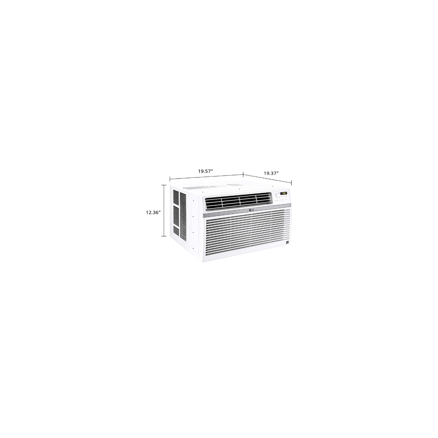 LG 8,000 BTU 115V Window-Mounted AIR Conditioner with Remote Control