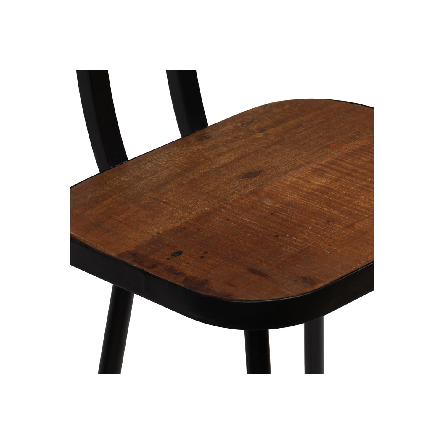 vidaXL Bar Chairs 2 pcs Solid Reclaimed Wood