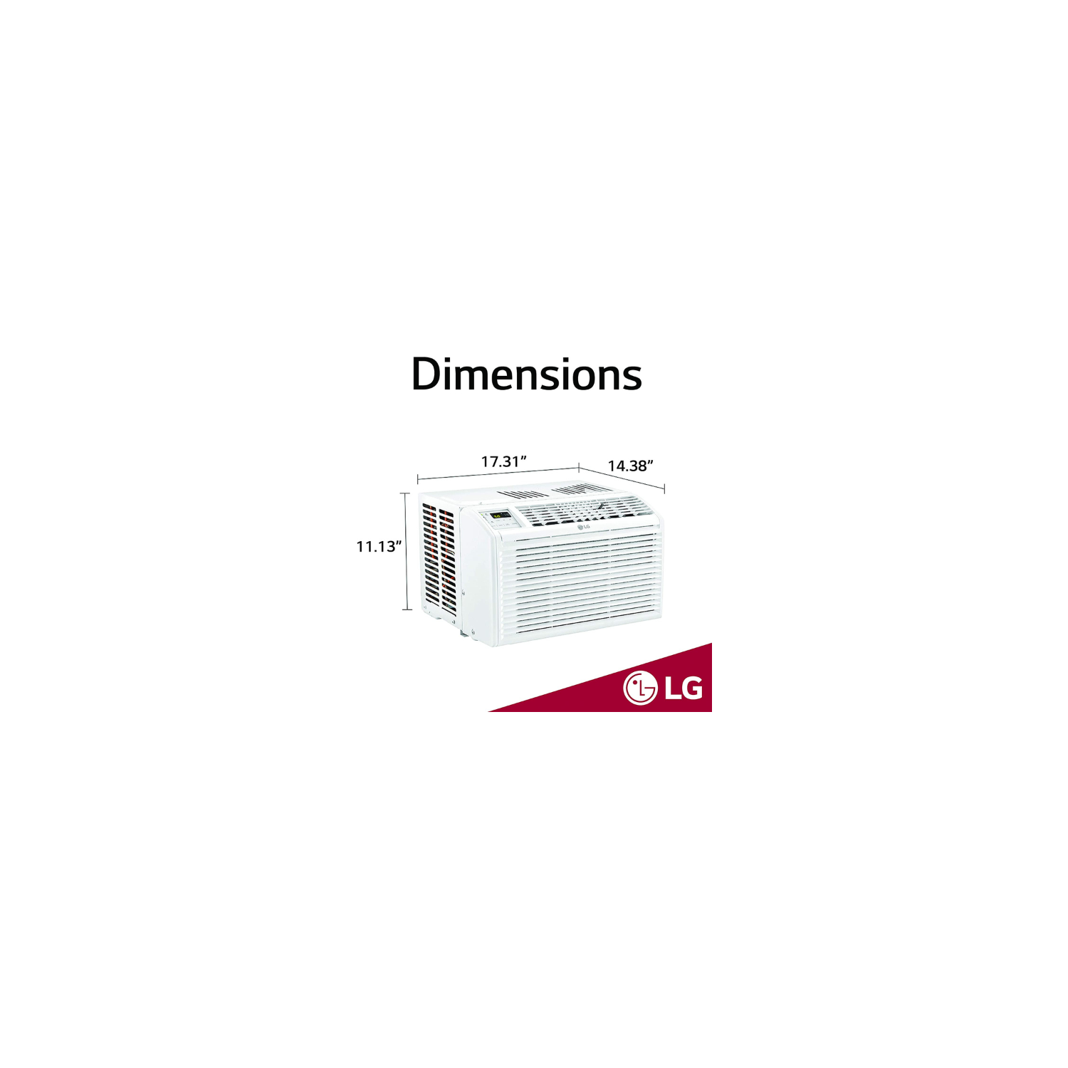 LG LW6017R climatiseur de fenêtre 115 V, 6,000 BTU