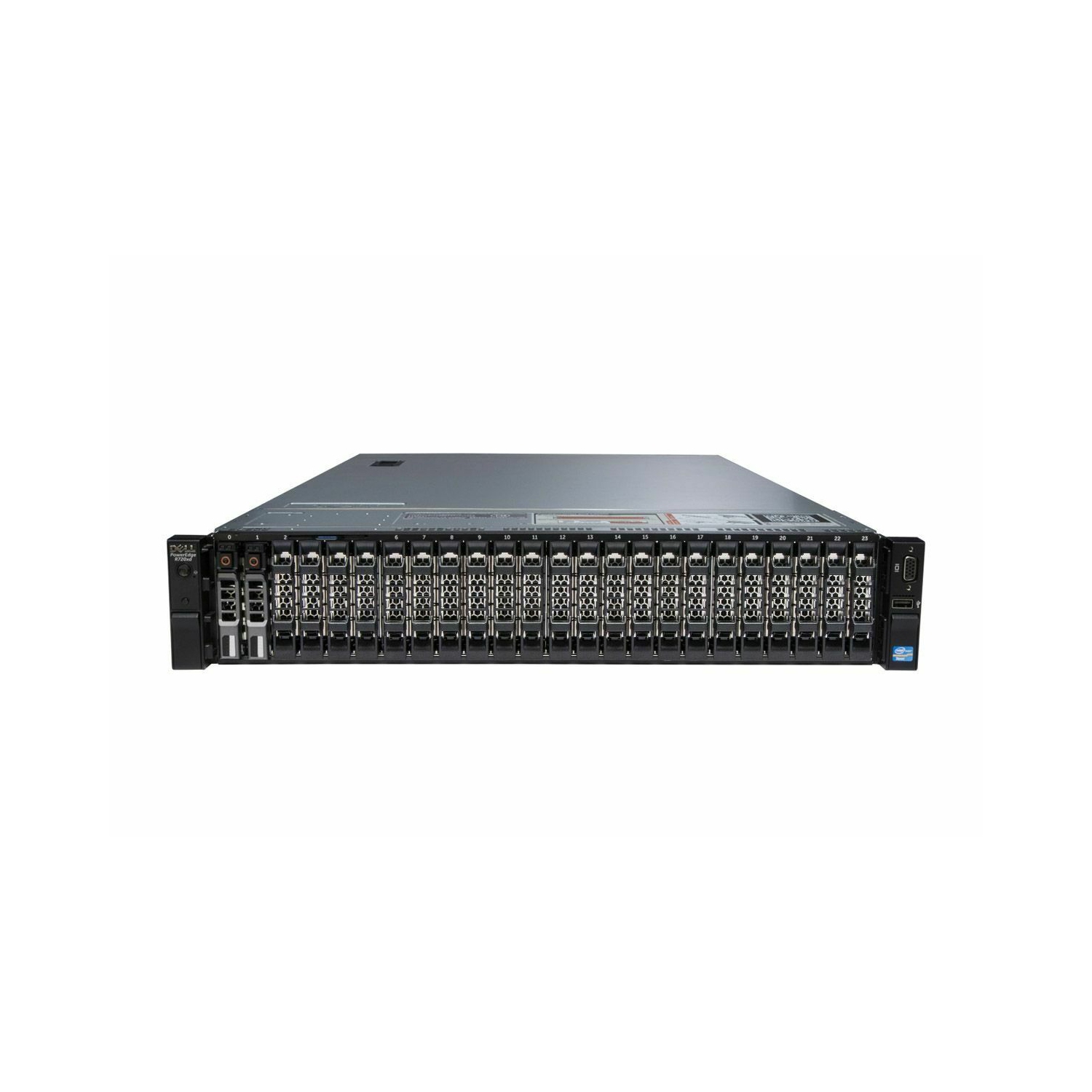Remis à neuf – serveur sur bâti Dell PowerEdge R730xd | 2 x E5-2680V3 128 Go RAM H730 26 BAIES