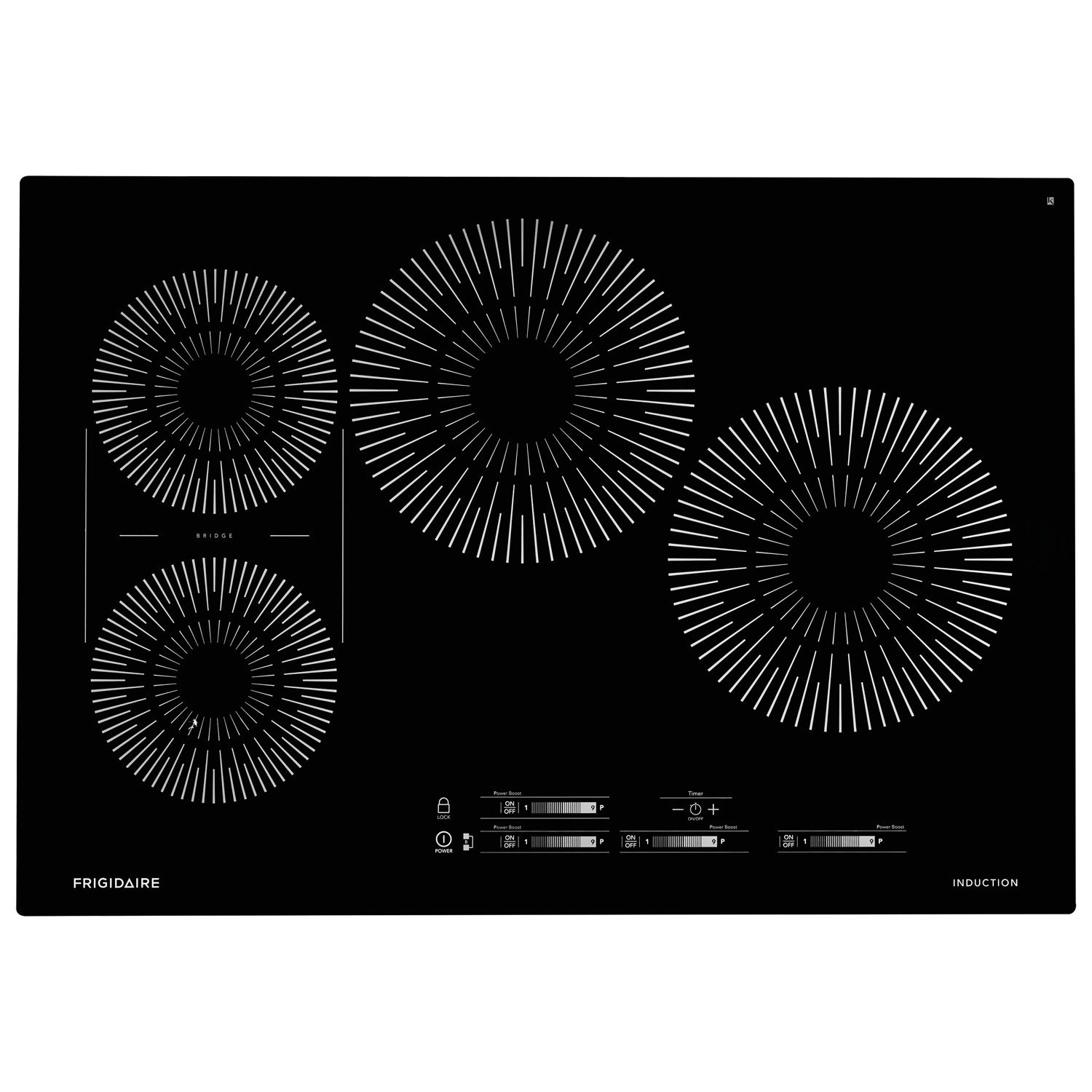 Frigidaire 30" 4-Element Induction Cooktop - Black