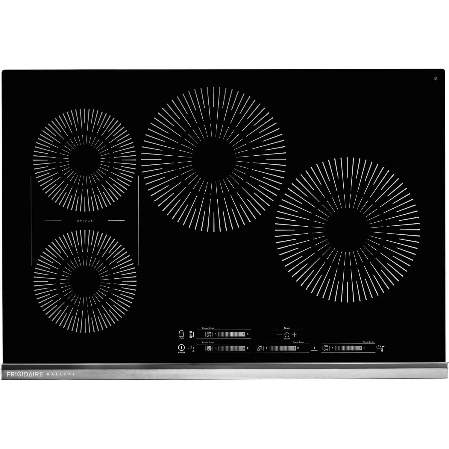 Frigidaire Gallery 30" 4-Element Induction Cooktop - Black