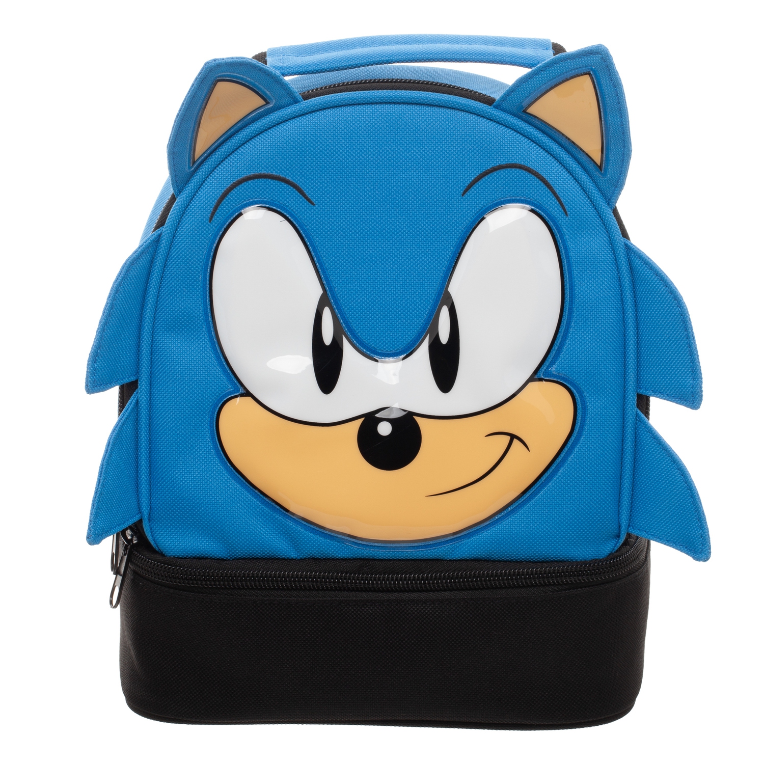 Sega Sonic The Hedgehog Big Face Ears Insulated Lunch Bag
