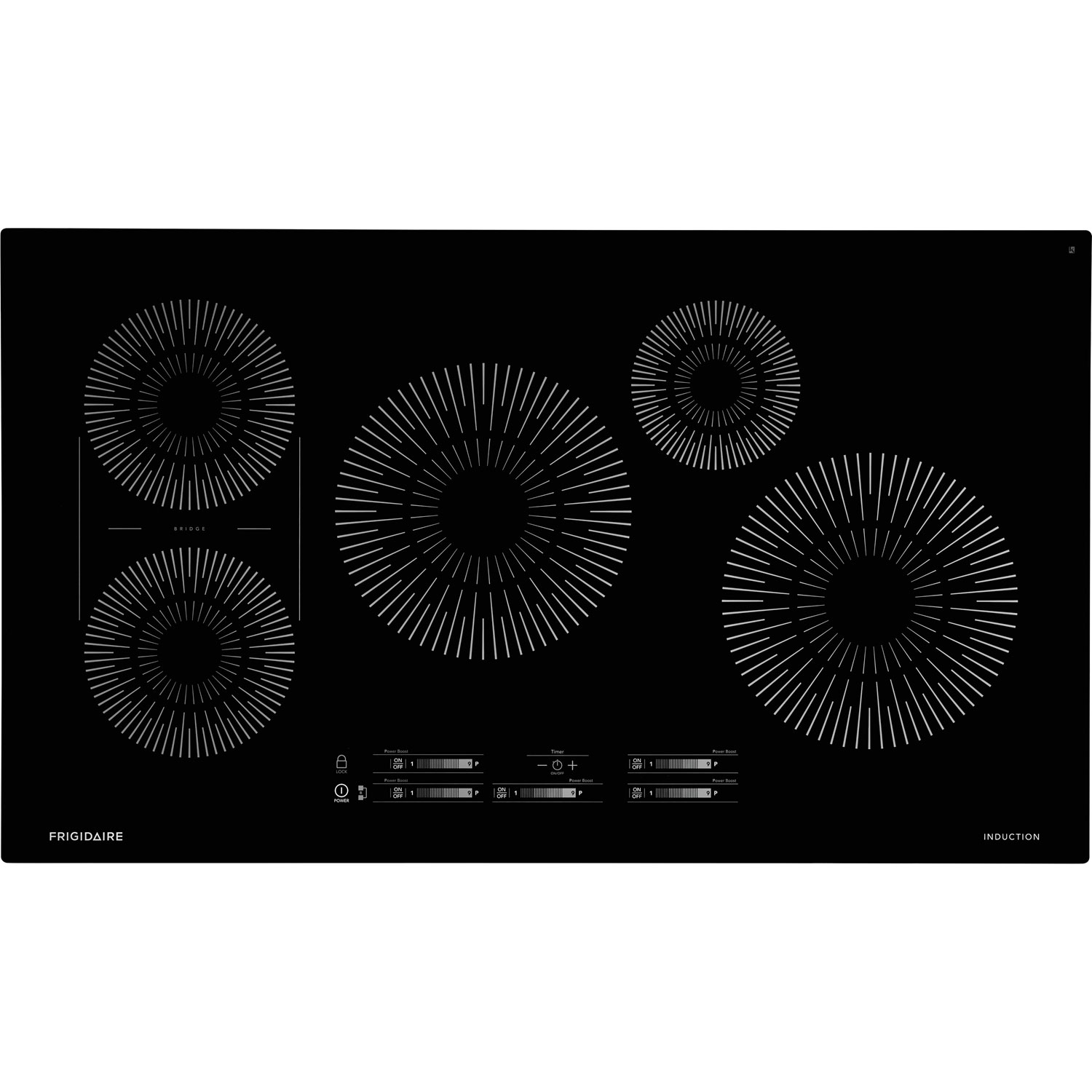 Frigidaire 36" 5-Element Induction Cooktop - Black