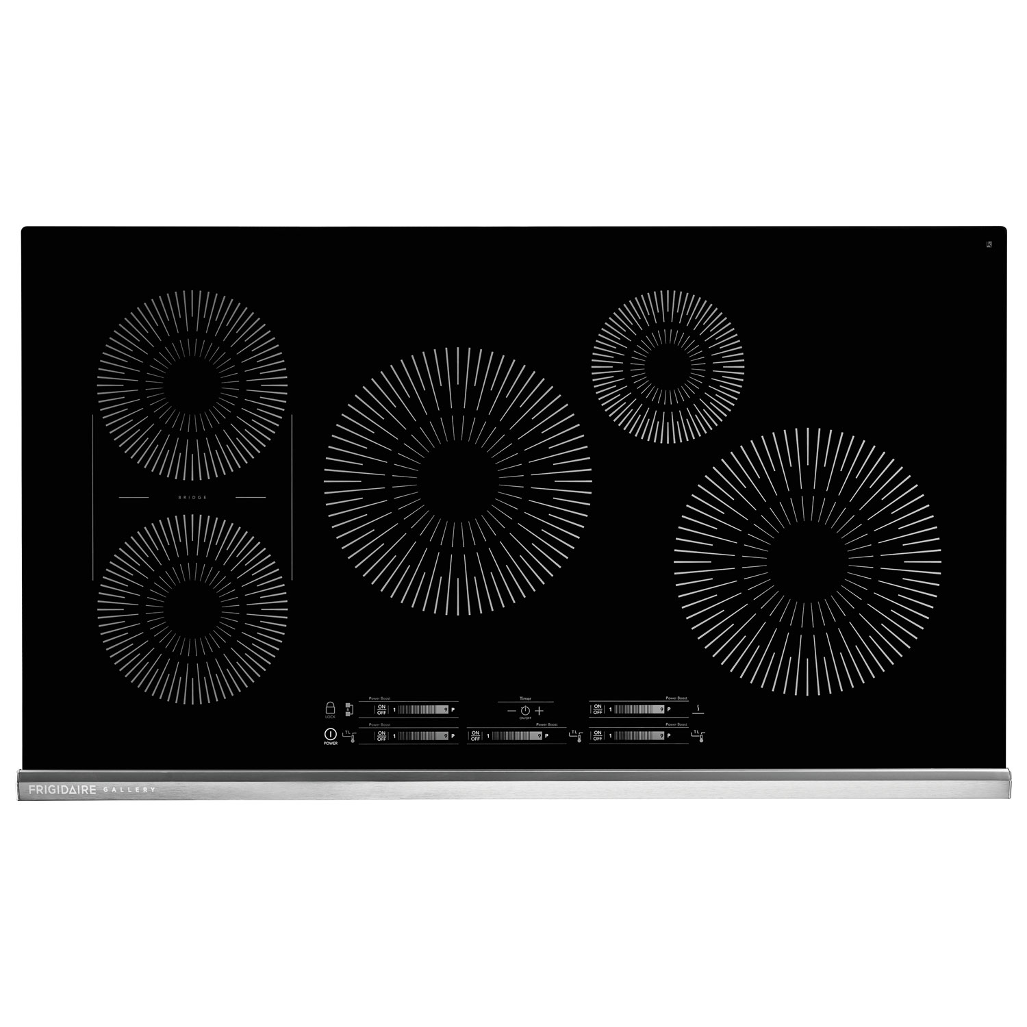 Surface de cuisson à induction de 36 po à 5 éléments Gallery de Frigidaire - Noir