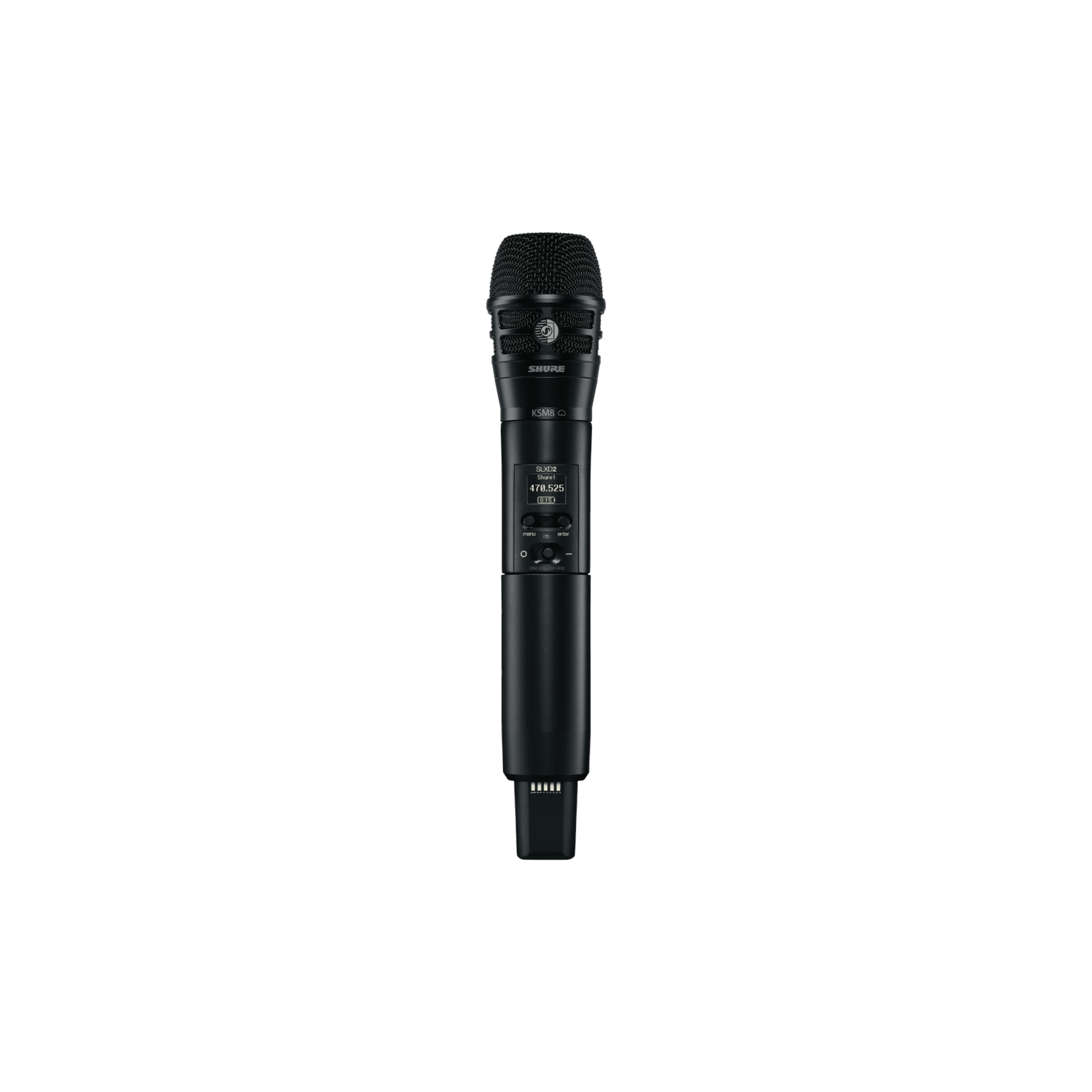 Système portatif sans fil SLXD24/8&nbsp;B de Shure avec capsule KSM8 - H55