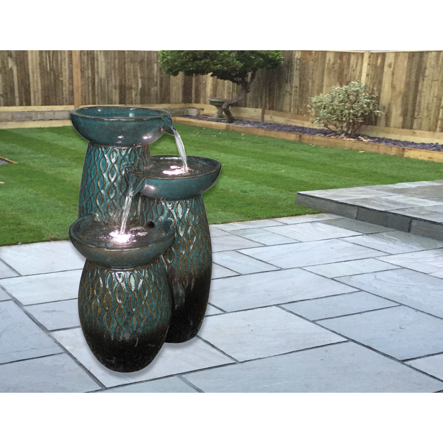 Fontaine Extérieure Henryka - Lumière DEL - Céramique