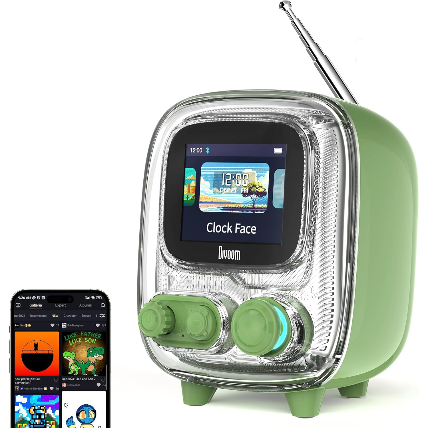 Divoom Tiivoo-2 Photo Album & Lyrics Speaker