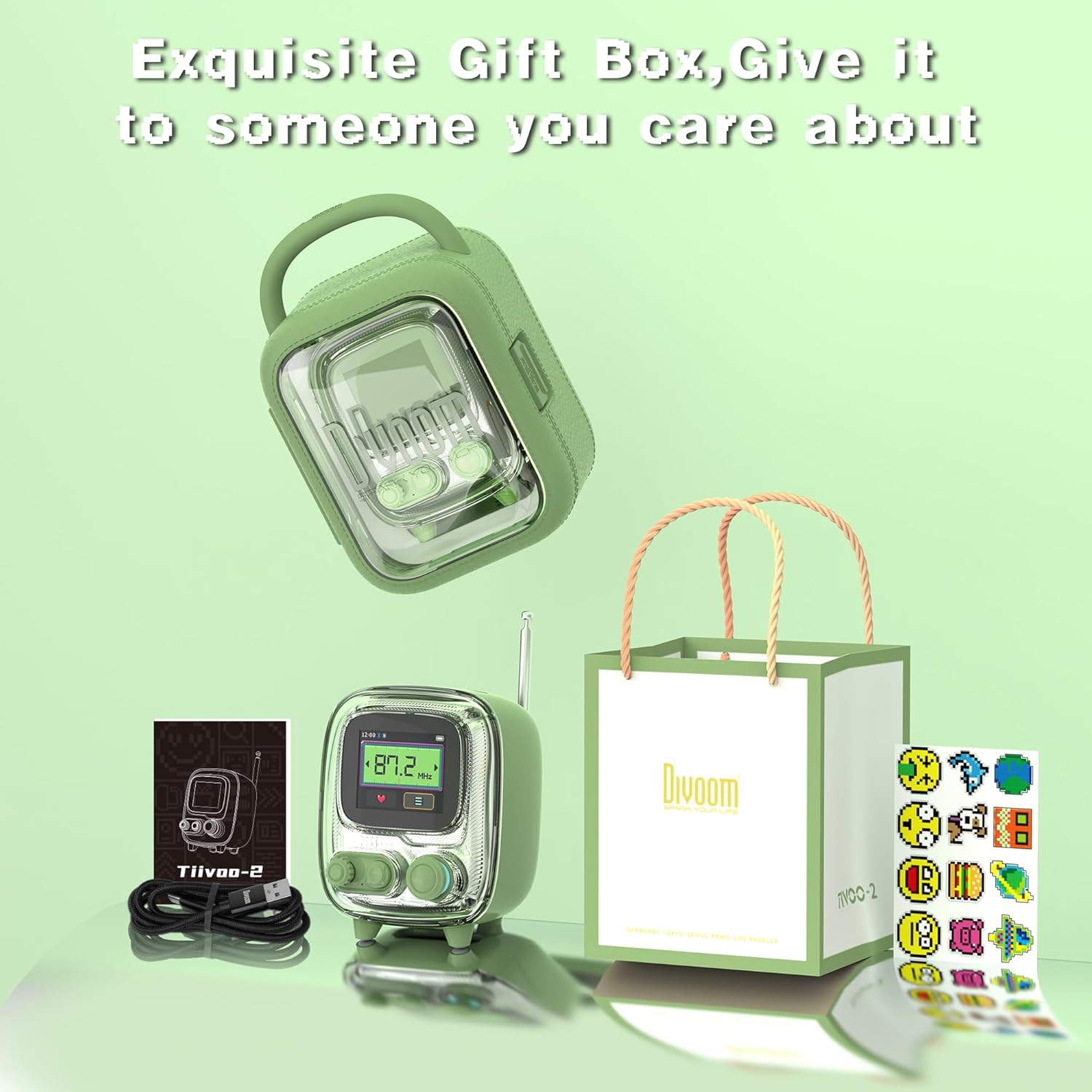 Divoom Tiivoo-2 Photo Album & Lyrics Speaker