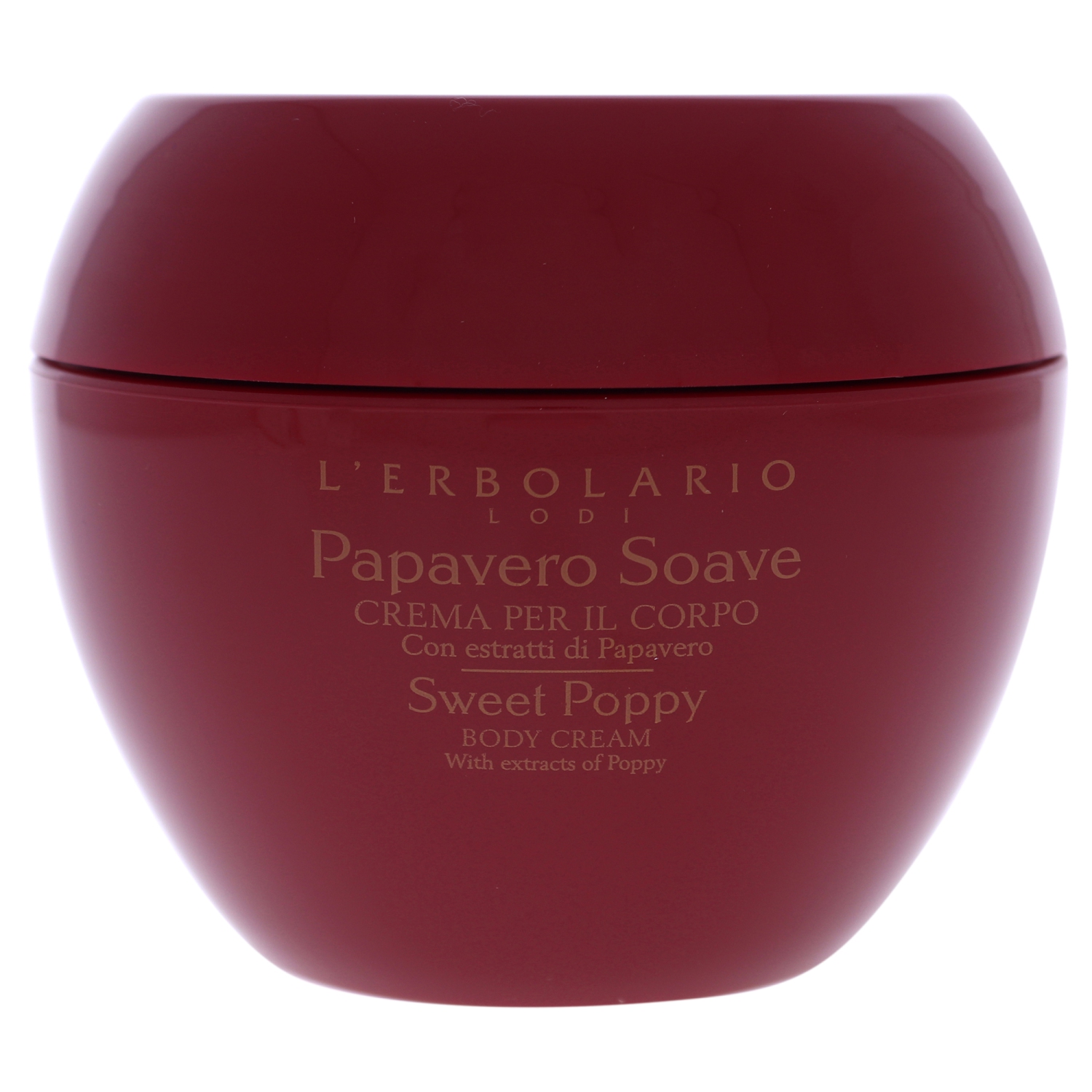 Sweet Poppy Body Cream by LErbolario for Unisex - 6.7 oz Body Cream