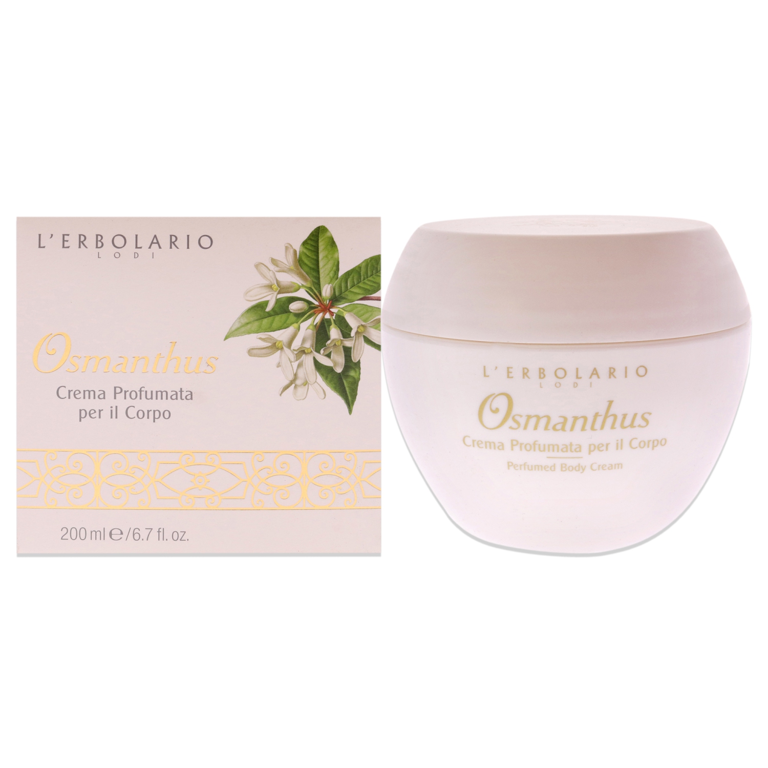 Osmanthus Perfumed Body Cream by LErbolario for Unisex - 6.7 oz Body Cream