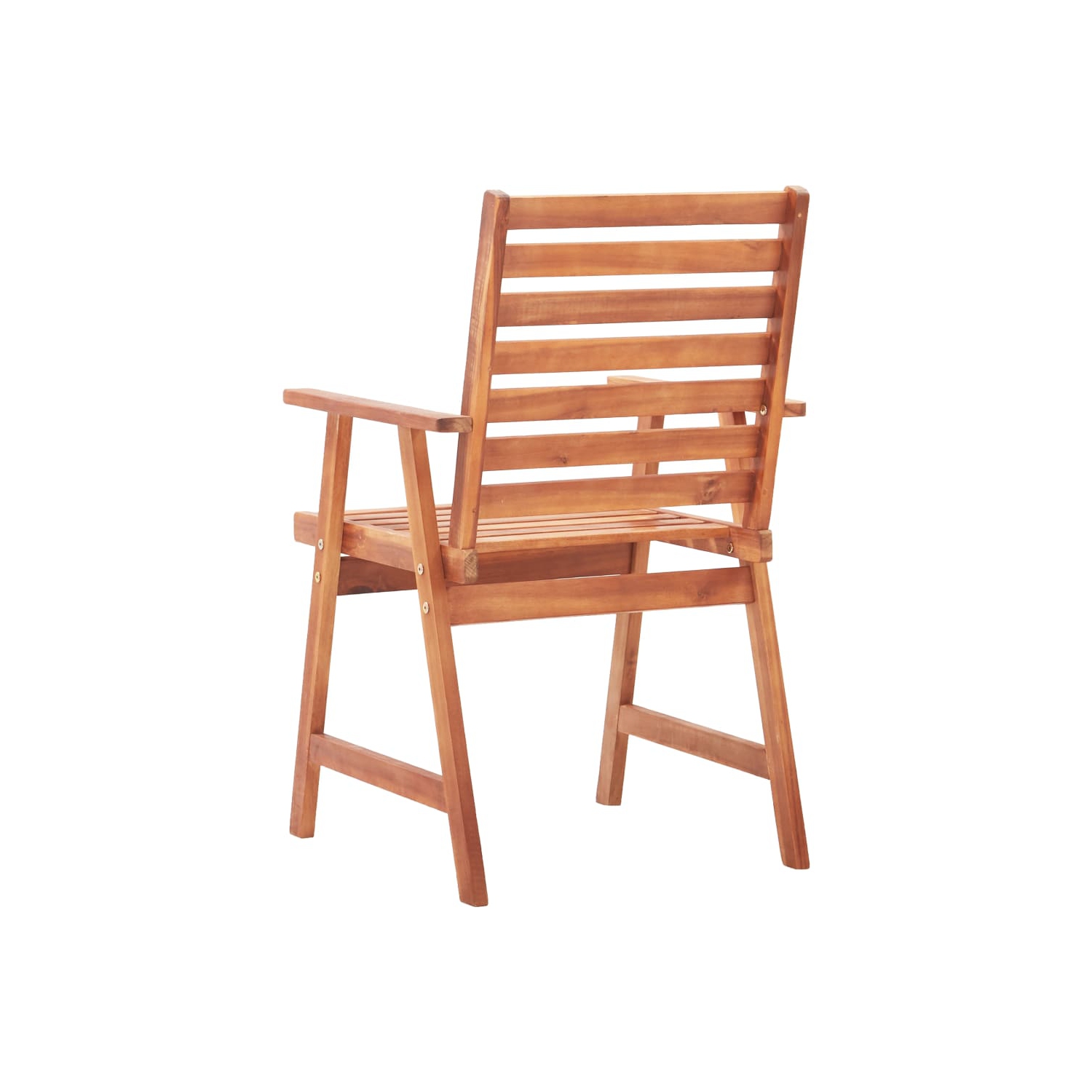 vidaXL Patio Dining Chairs 3 pcs with Cushions Solid Acacia Wood