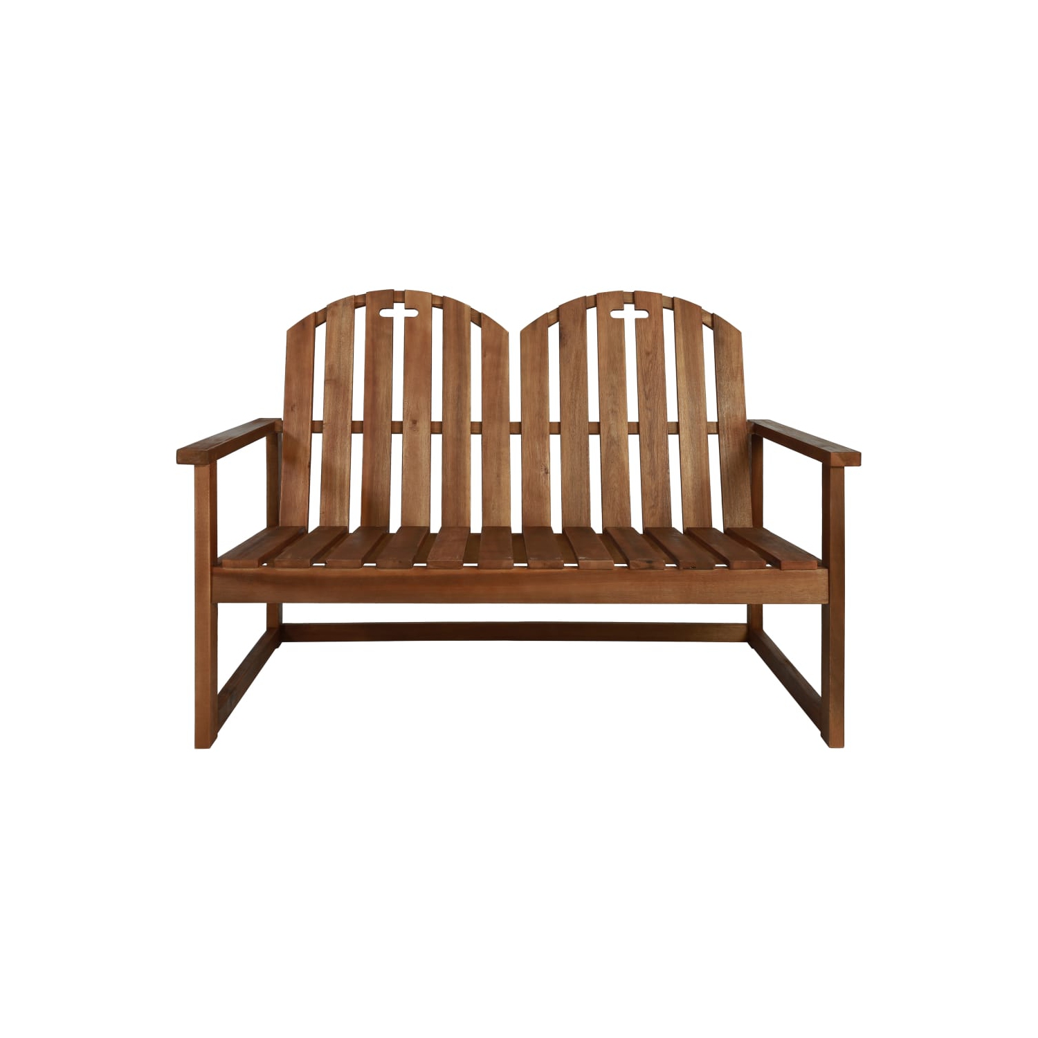 Banc de jardin de 43.3 po en bois d’acacia massif VidaXL