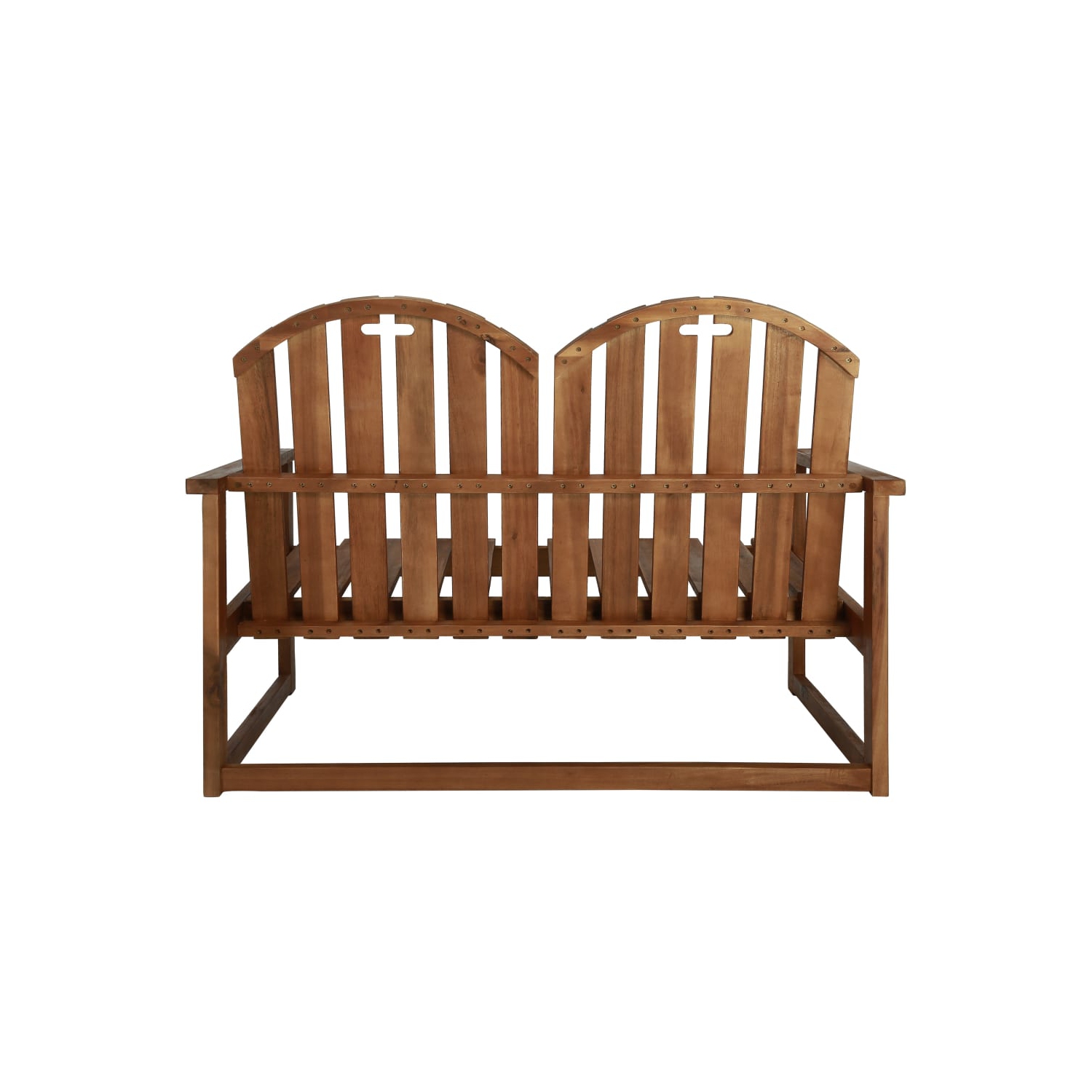 Banc de jardin de 43.3 po en bois d’acacia massif VidaXL
