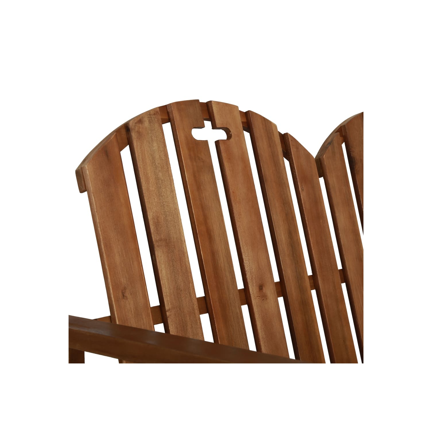 Banc de jardin de 43.3 po en bois d’acacia massif VidaXL