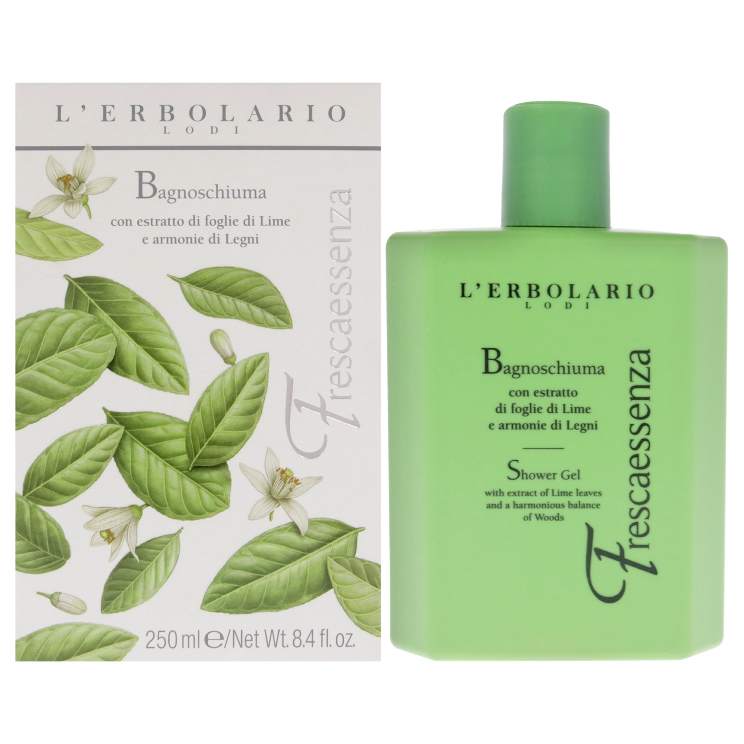 Gel douche - Frescaessenza par LErbolario pour unisexe - gel douche 8,4&nbsp;oz