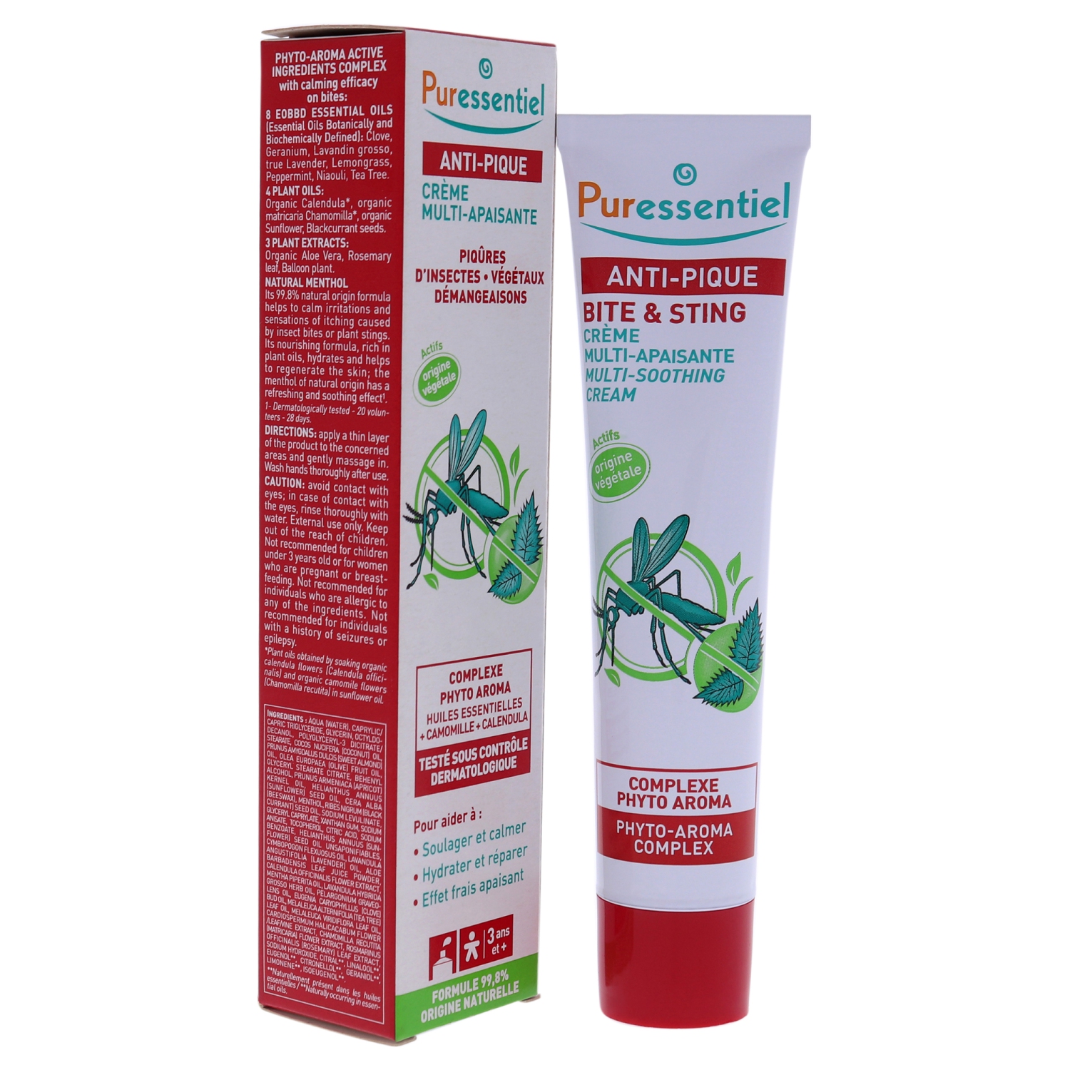 Anti Pique Multi-Apaisante Creme by Puressentiel for Unisex - 1.4 oz Body Cream