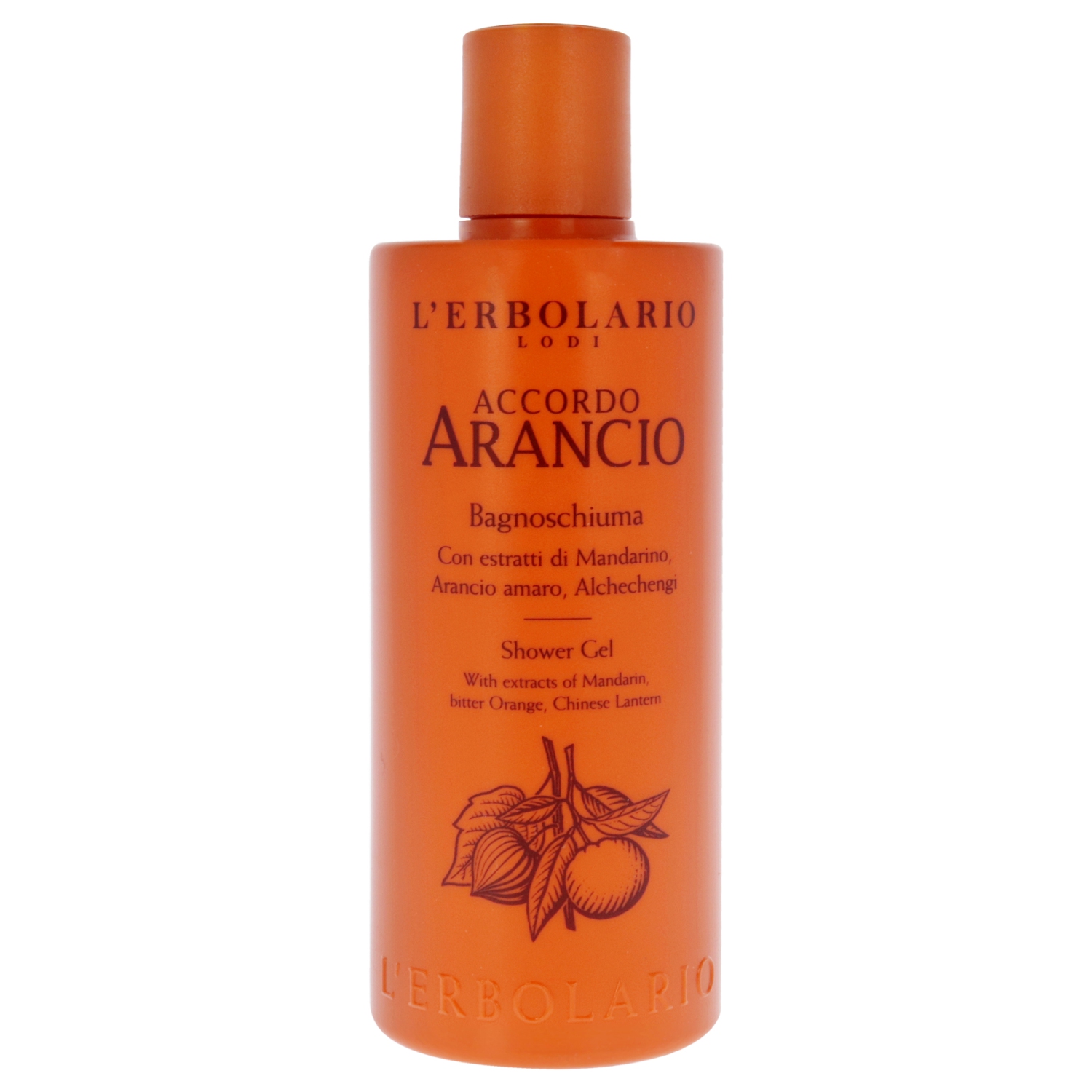 Accordo Arancio Shower Gel by LErbolario for Unisex - 8.4 oz Shower Gel