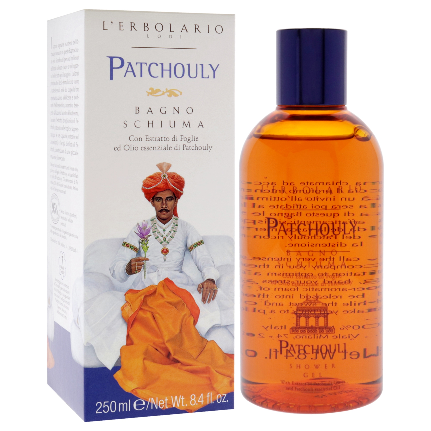 Shower Gel - Patchouli by LErbolario for Unisex - 8.4 oz Shower Gel