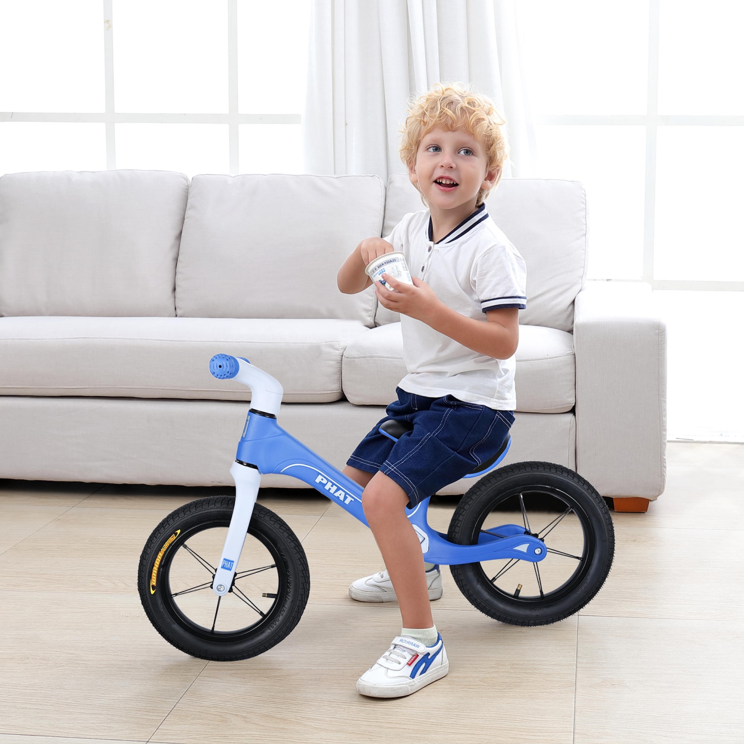 Support de stationnement vélo équilibre enfant pour la durabilité