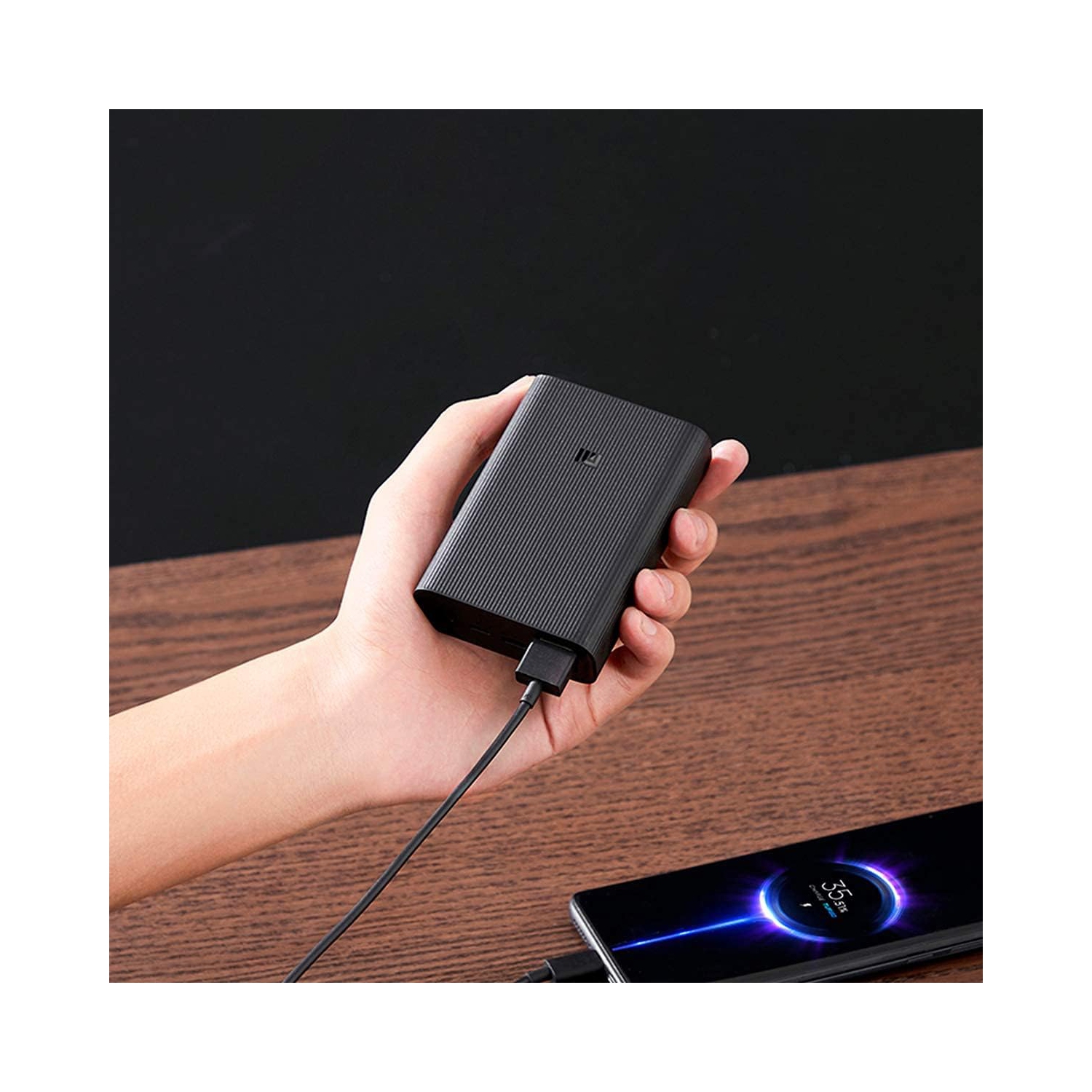 Chargeur portable de 10 000 mAh mi Power Bank 3 Ultra compact de Xiaomi - Noir neuf