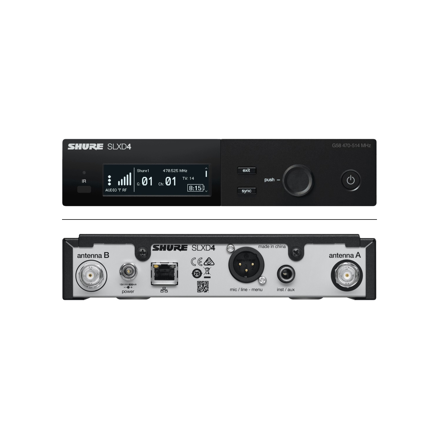 Système sans fil SLXD24/B58 de Shure avec émetteur portatif Beta 58&nbsp;A - H55