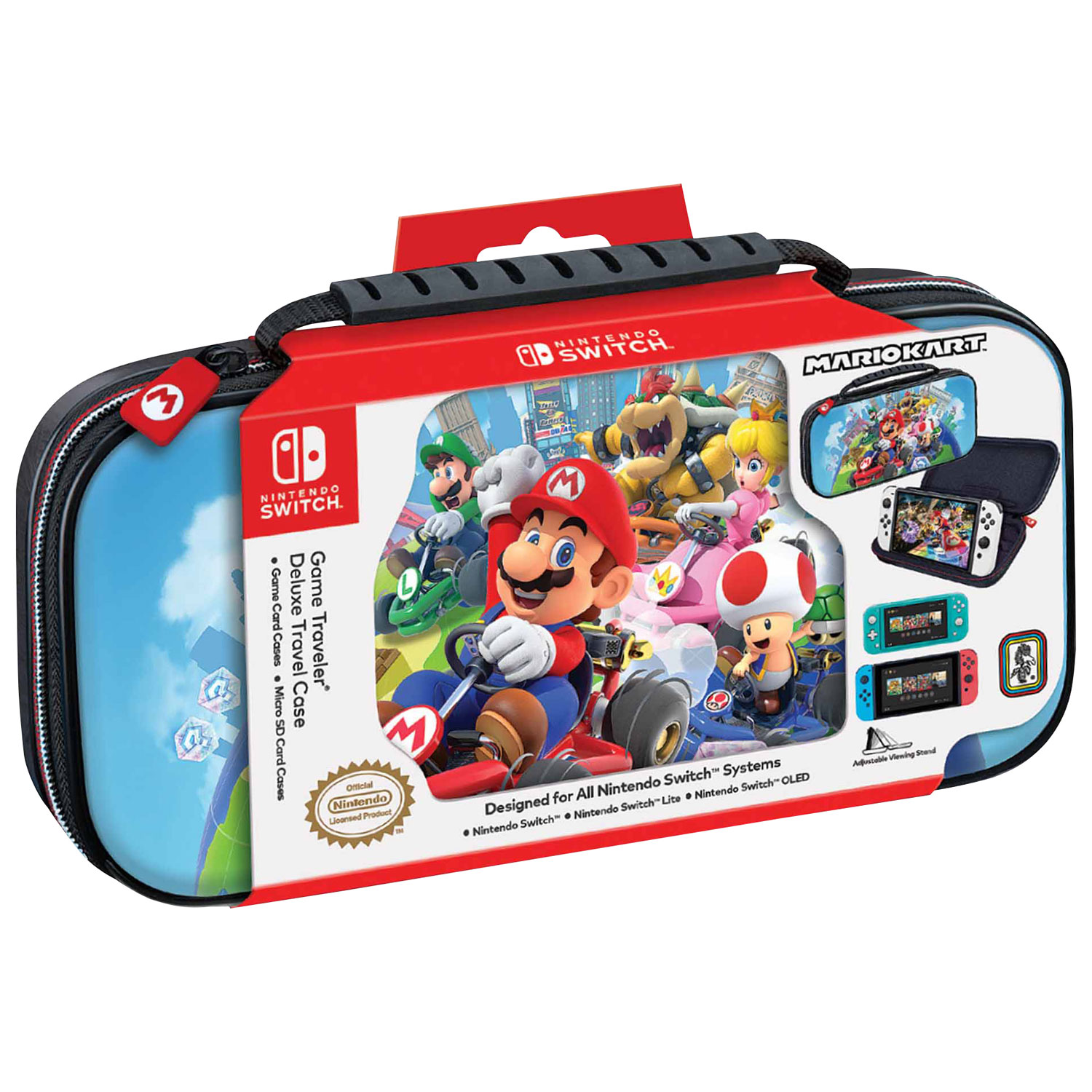 RDS Game Traveler Deluxe Travel Case for Nintendo Switch - Mario Kart