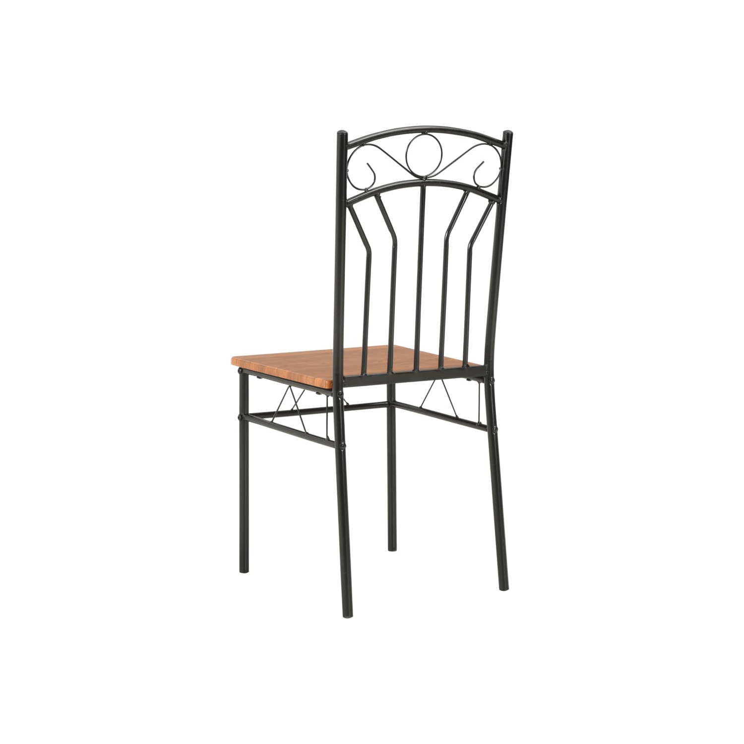vidaXL Dining Chairs 2 pcs Brown MDF
