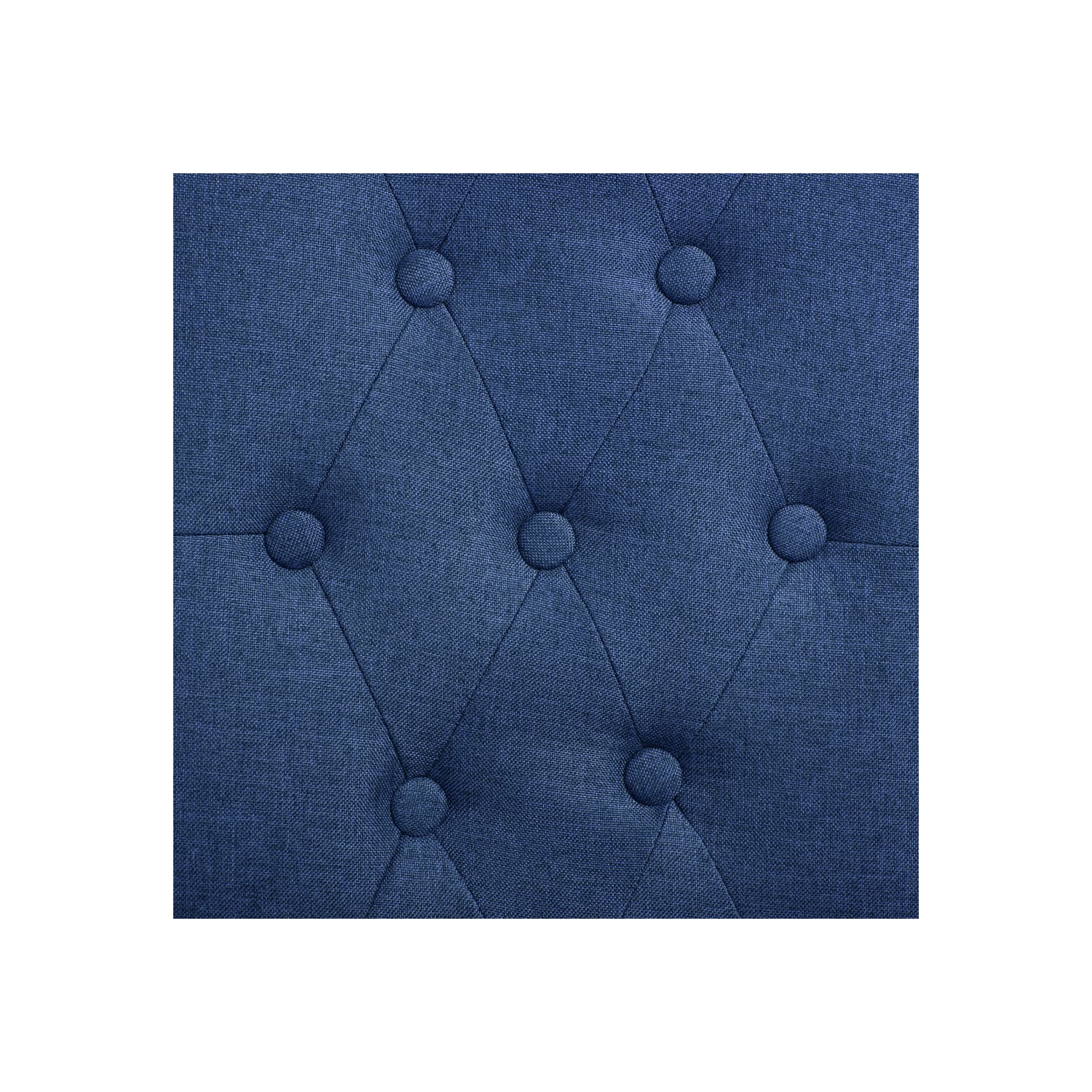 vidaXL Dining Chairs 2 pcs Blue Fabric