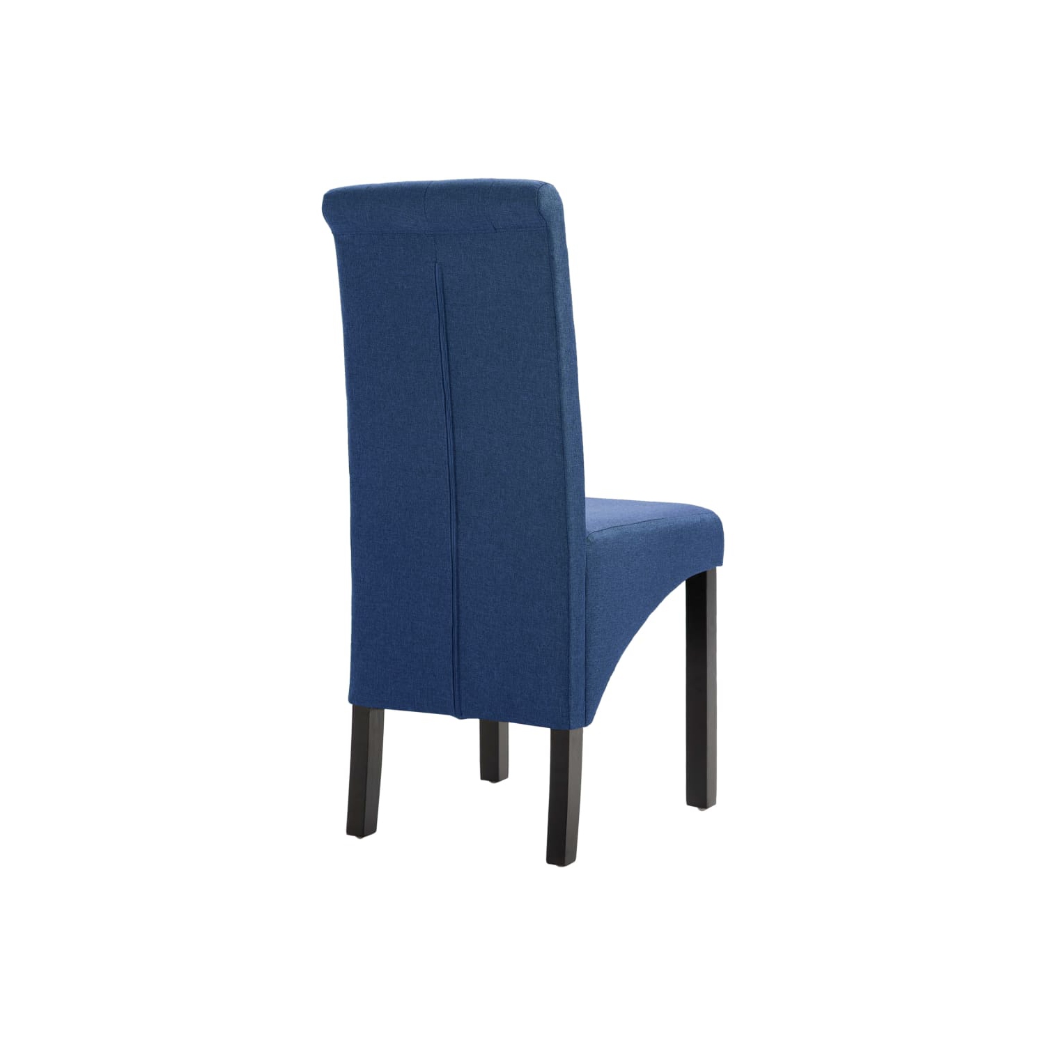 vidaXL Dining Chairs 2 pcs Blue Fabric
