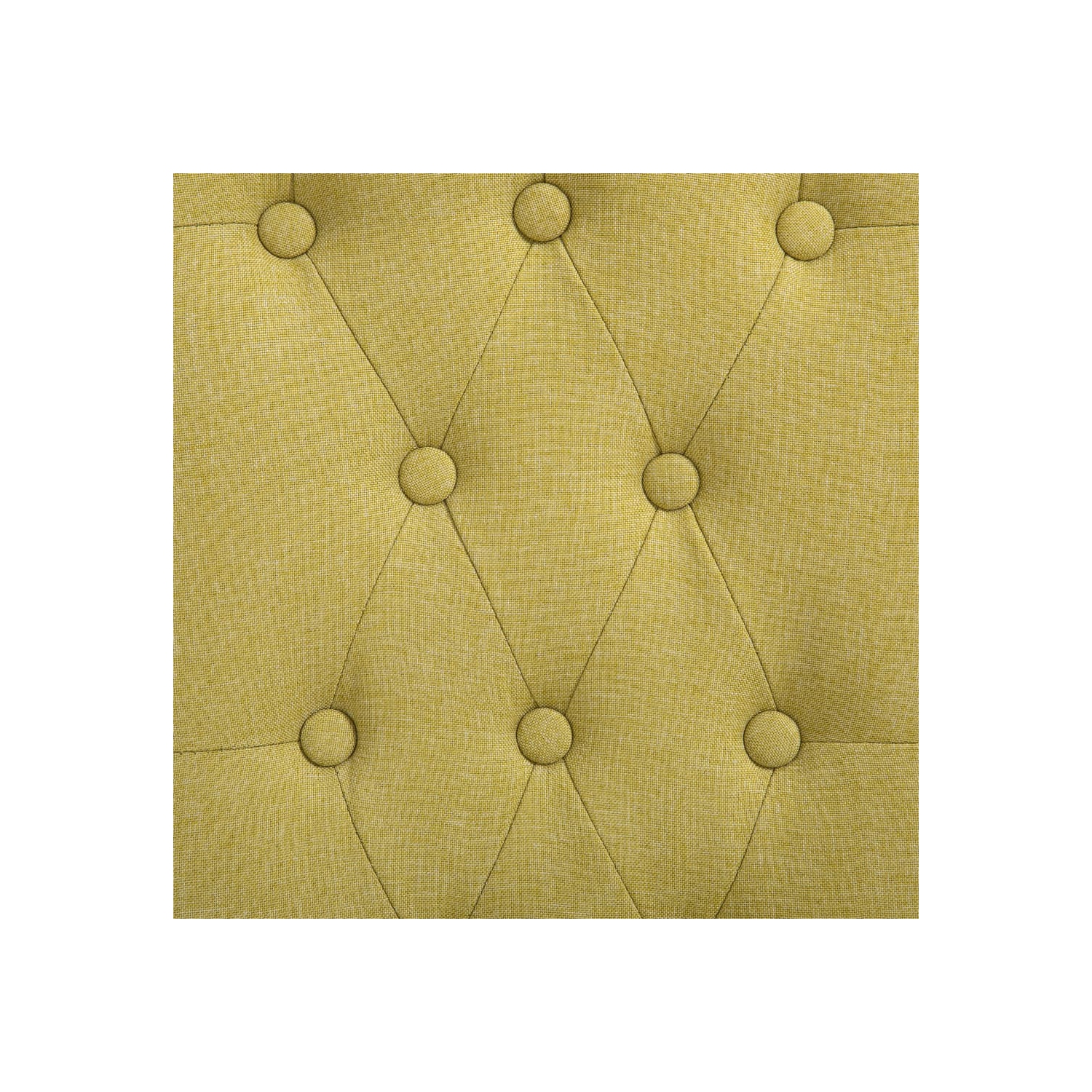 vidaXL Dining Chairs 2 pcs Green Fabric