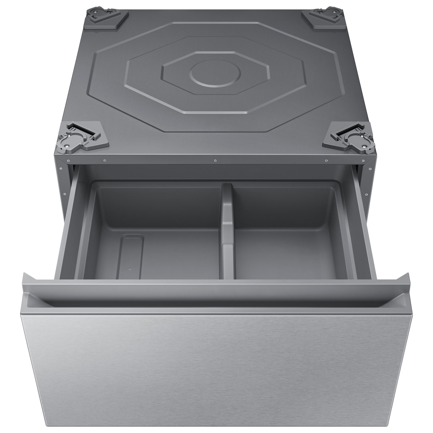 Socle de lavage de 27 po BESPOKE de Samsung - Acier argenté