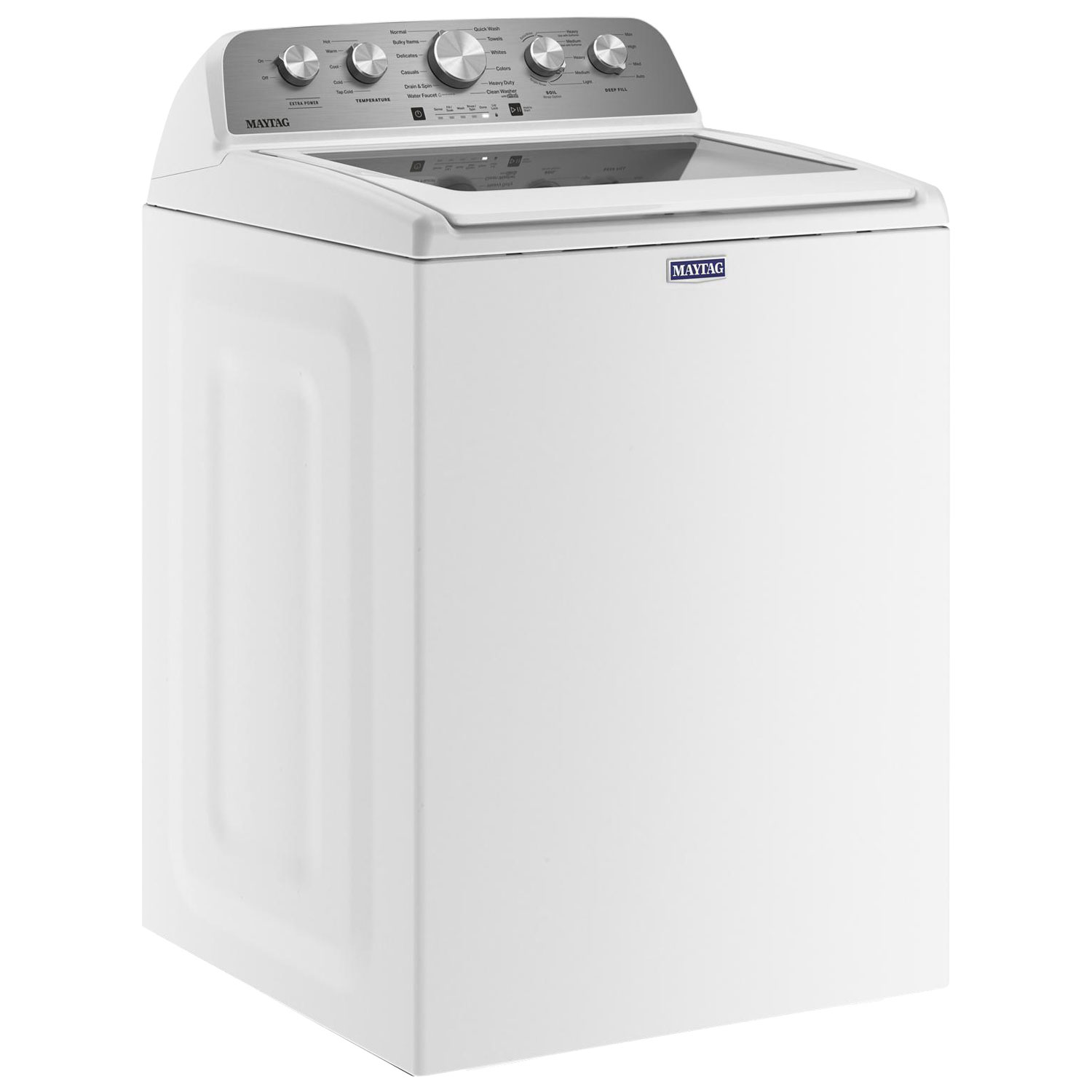 Laveuse à chargement par le haut haute efficacité de 5,5 pi³ de Maytag - Blanc