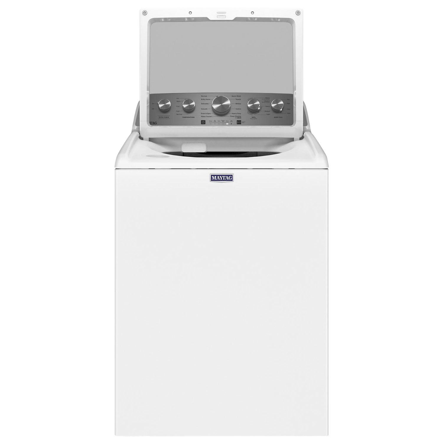 Laveuse à chargement par le haut haute efficacité de 5,5 pi³ de Maytag - Blanc