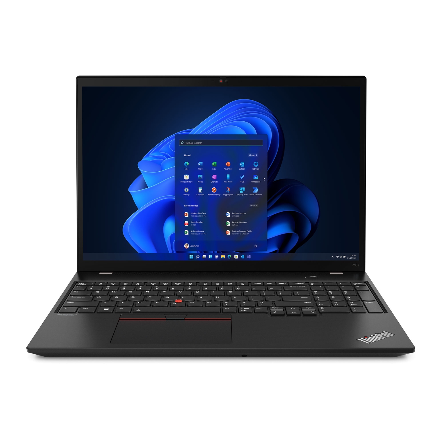 Lenovo ThinkPad P16s AMD Laptop, 16.0" IPS 300 nits, Ryzen 7 PRO 6850U, AMD Radeon 680M Graphics, 32GB, 512GB