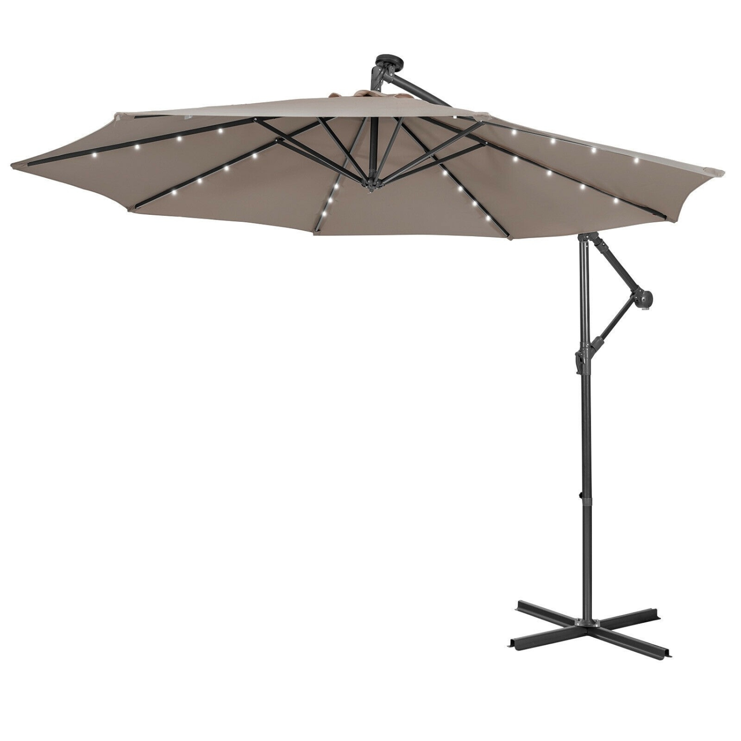 10 Feet Patio Cantilever Umbrella with Tilting System