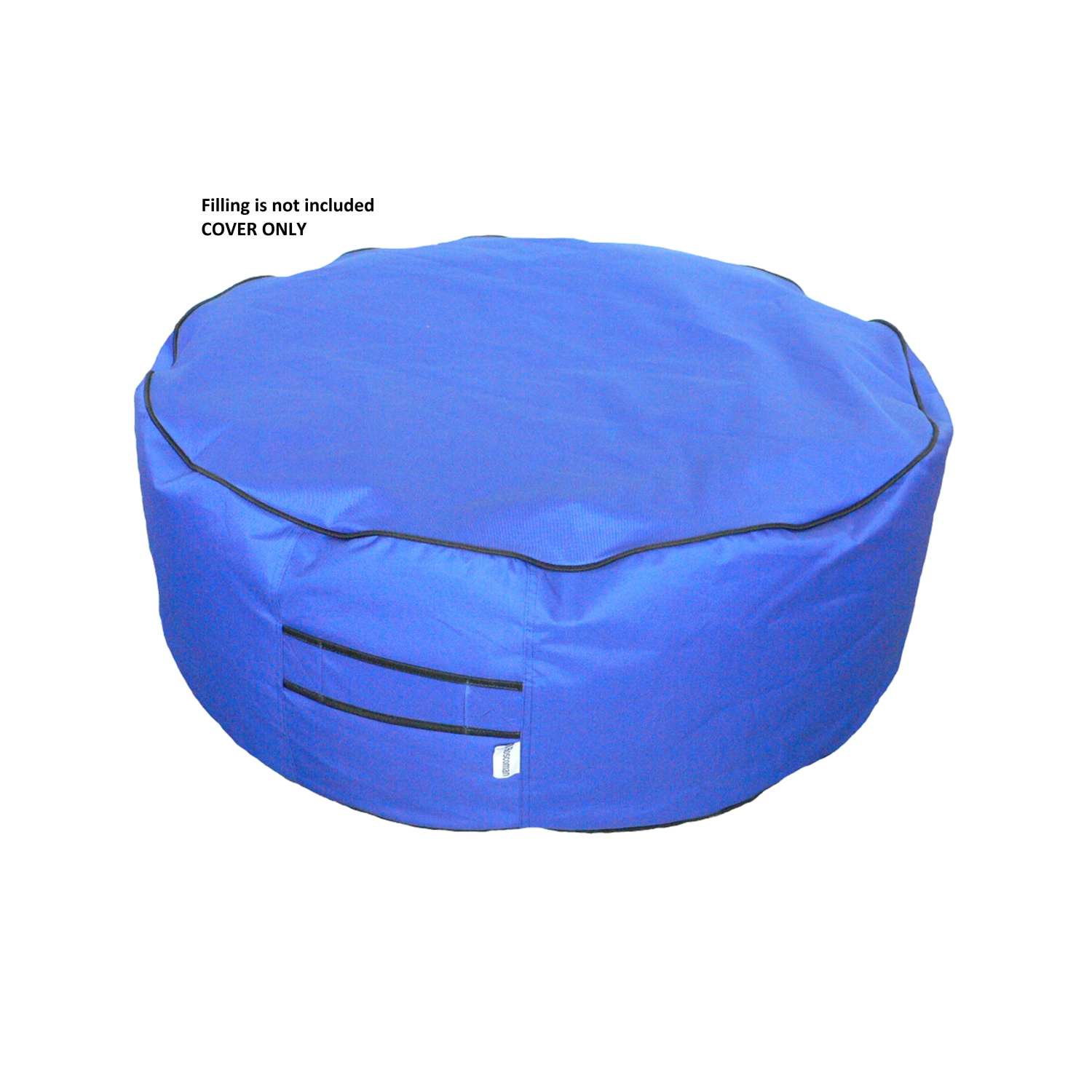 Boscoman - Indoor/Outdoor Ottoman Beanbag - Blue COVER ONLY - 96075082