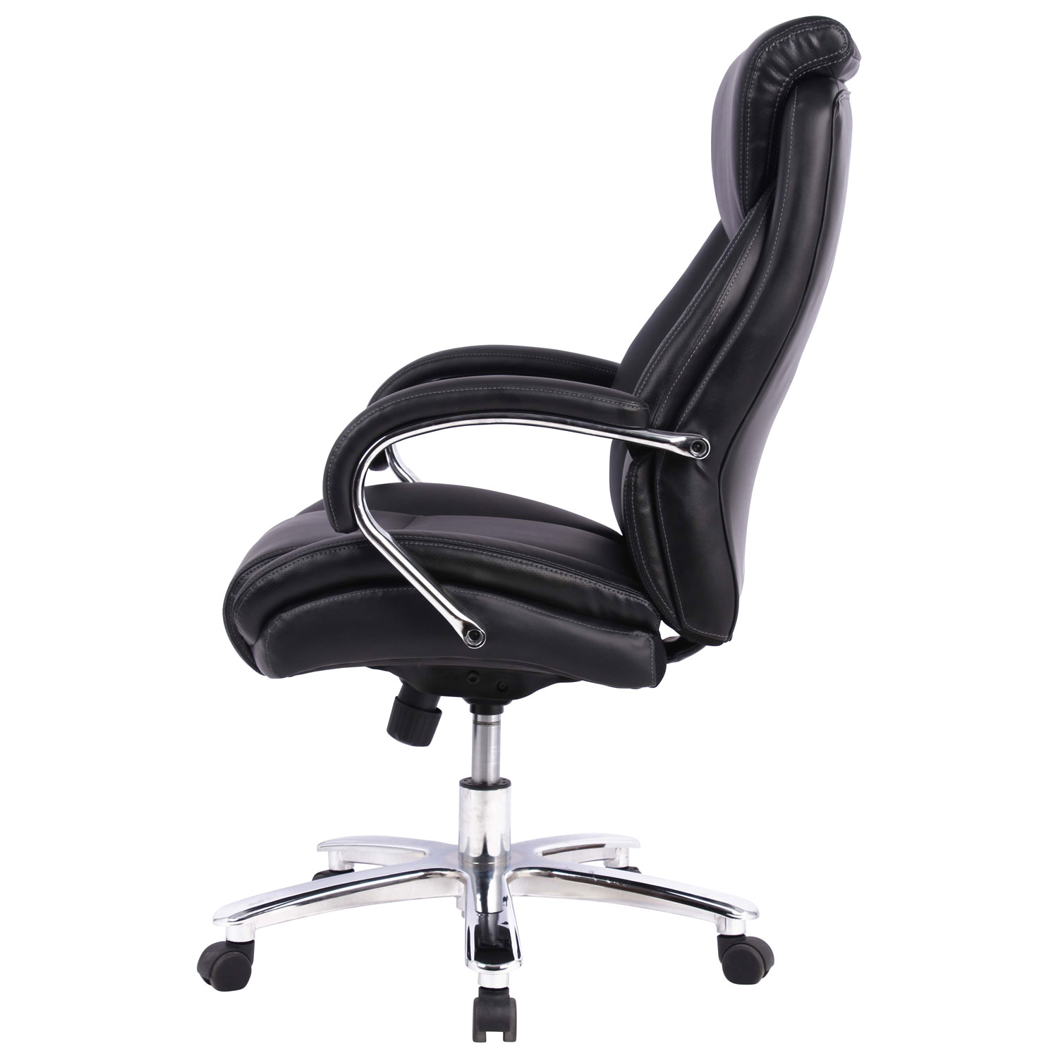 Fauteuil de bureau à dossier haut de TygerClaw - Noir